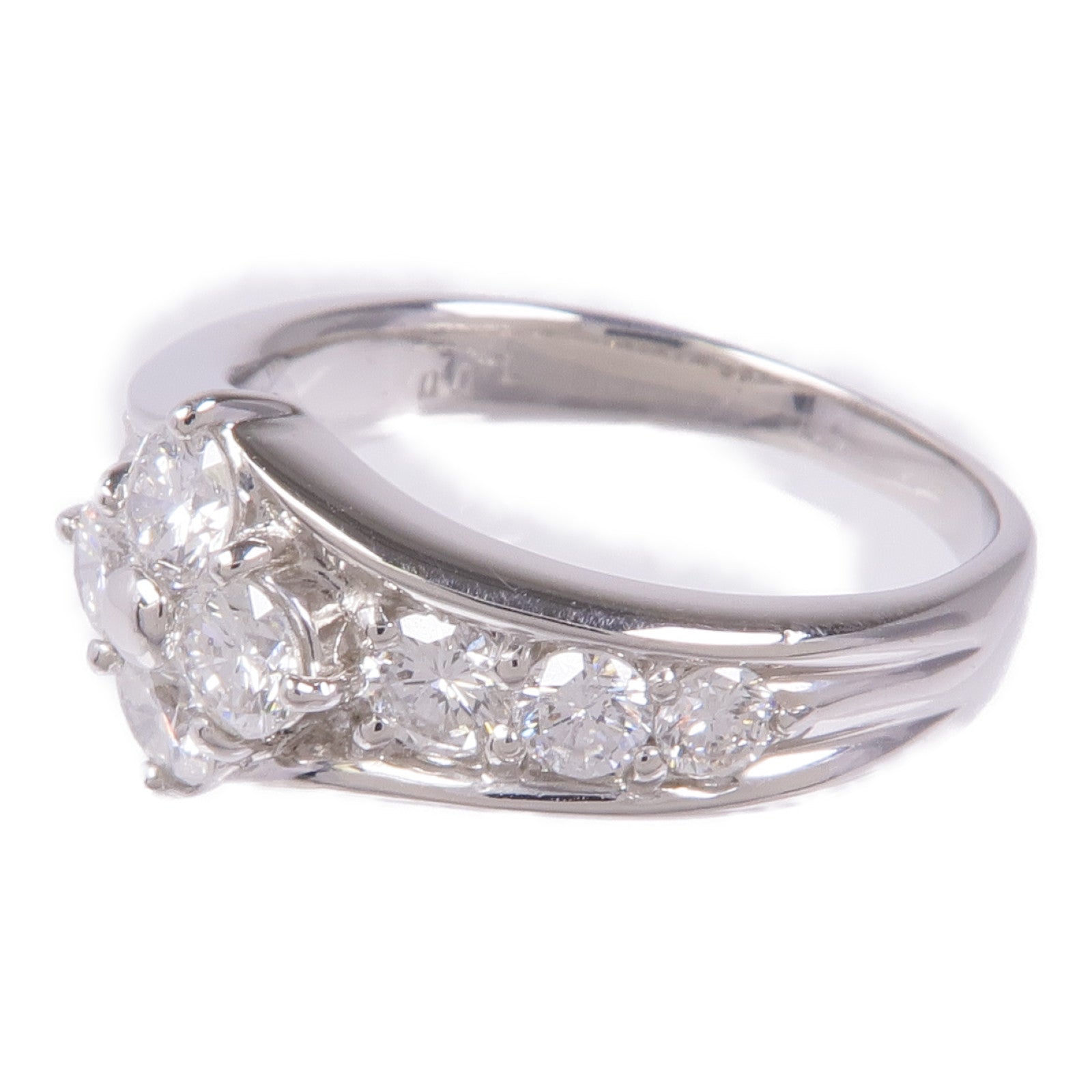 JEWELRY 【激減優惠】PT1000鉑金Diamond Ring鑽石戒指US#5.75