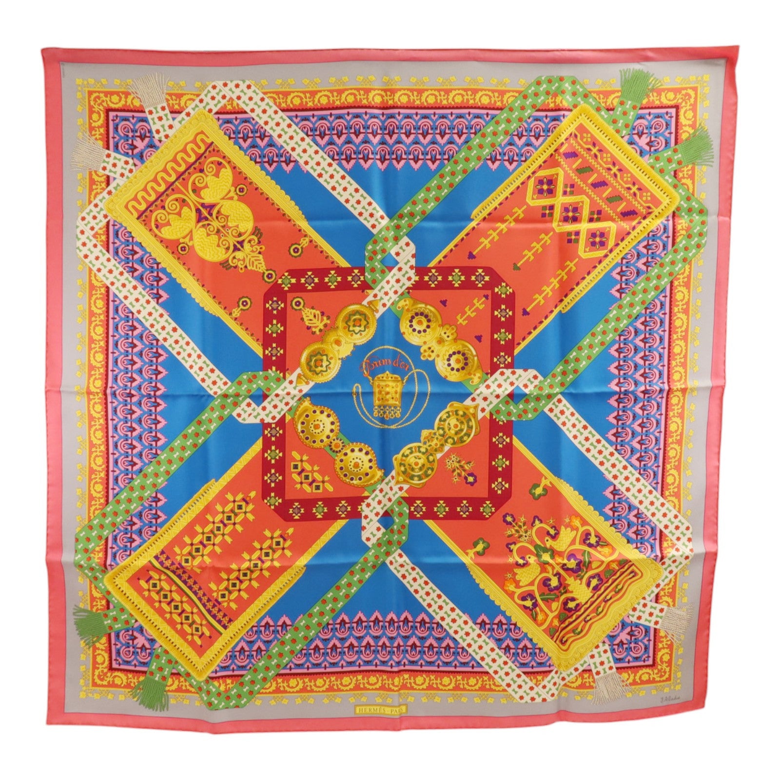 HERMES 絲質Scarf 90x90cm絲巾