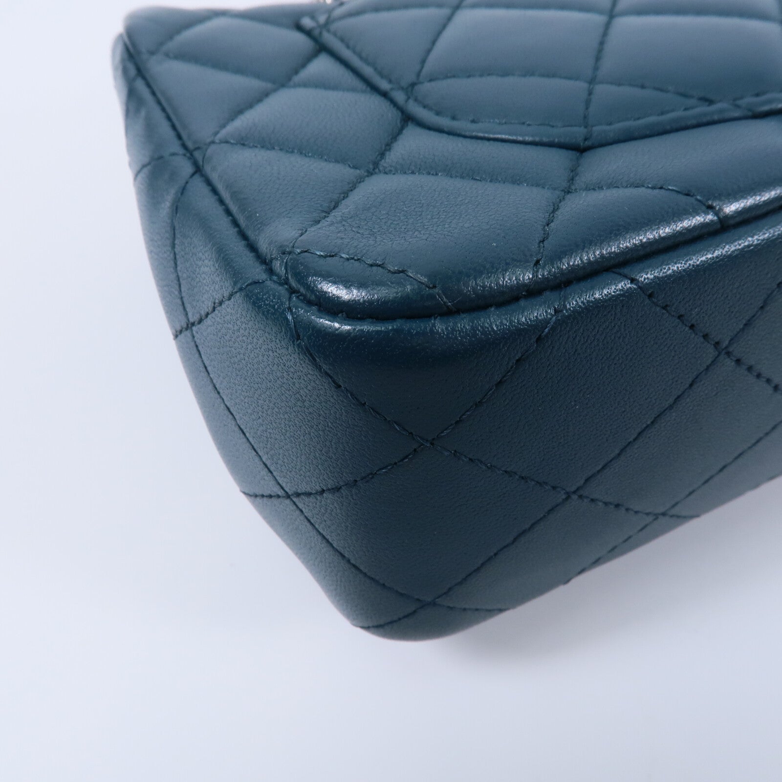 CHANEL 羊皮皮革Mini Classic 20鏈帶肩背袋
