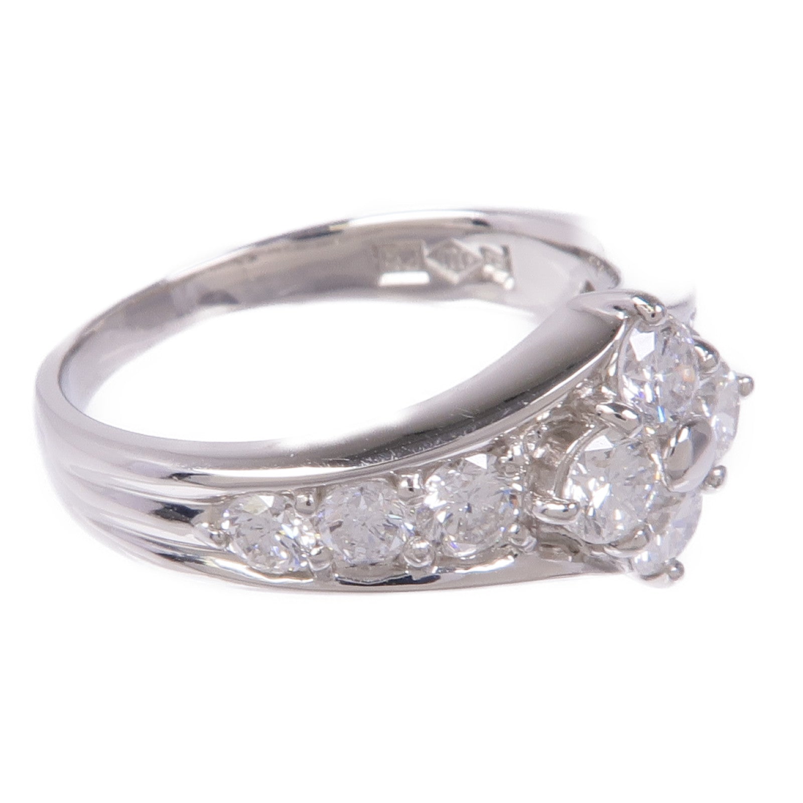 JEWELRY 【激減優惠】PT1000鉑金Diamond Ring鑽石戒指US#5.75