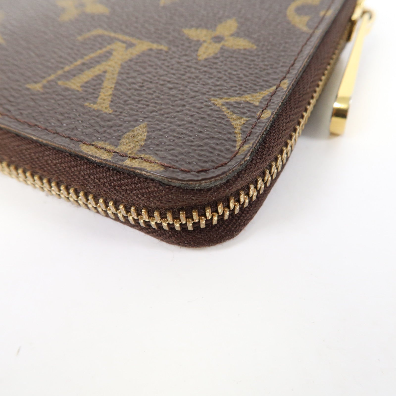 LOUIS VUITTON Monogram Zippy Compact Wallet長錢包啡色
