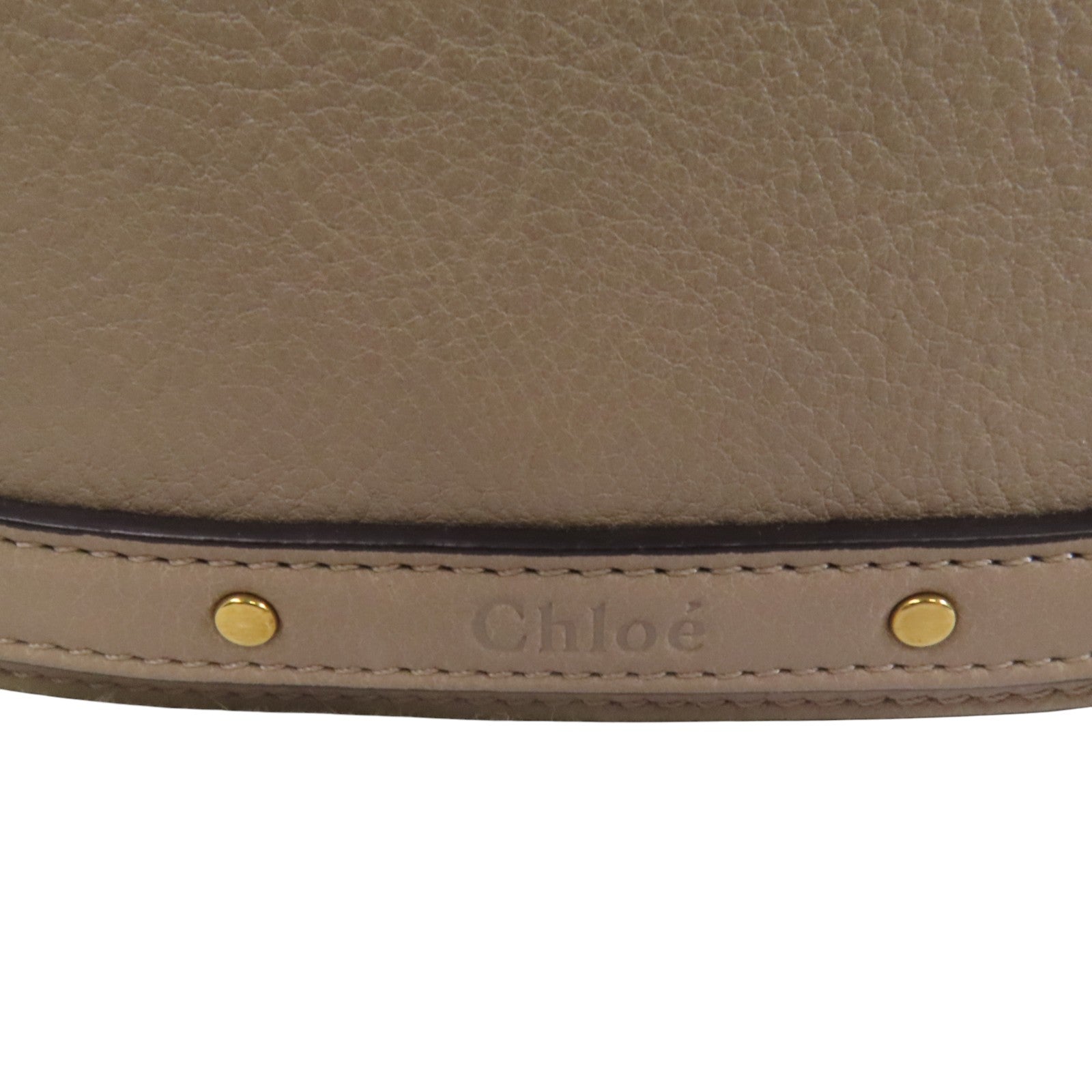 Chloe 牛皮皮革Nile金扣手挽肩背兩用袋