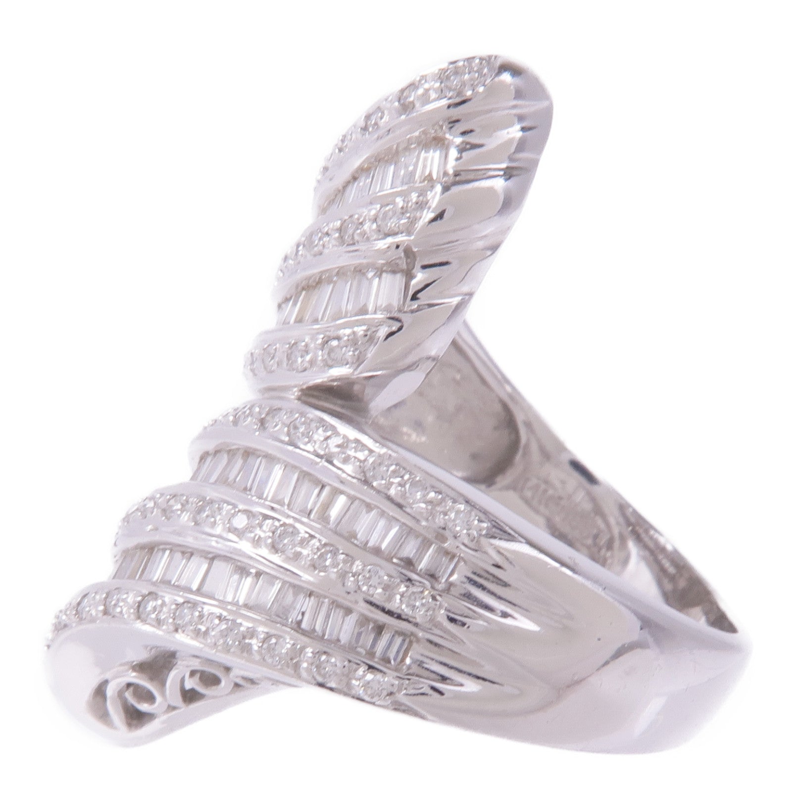 JEWELRY 14K白金Diamond Ring鑽石戒指US#6.5