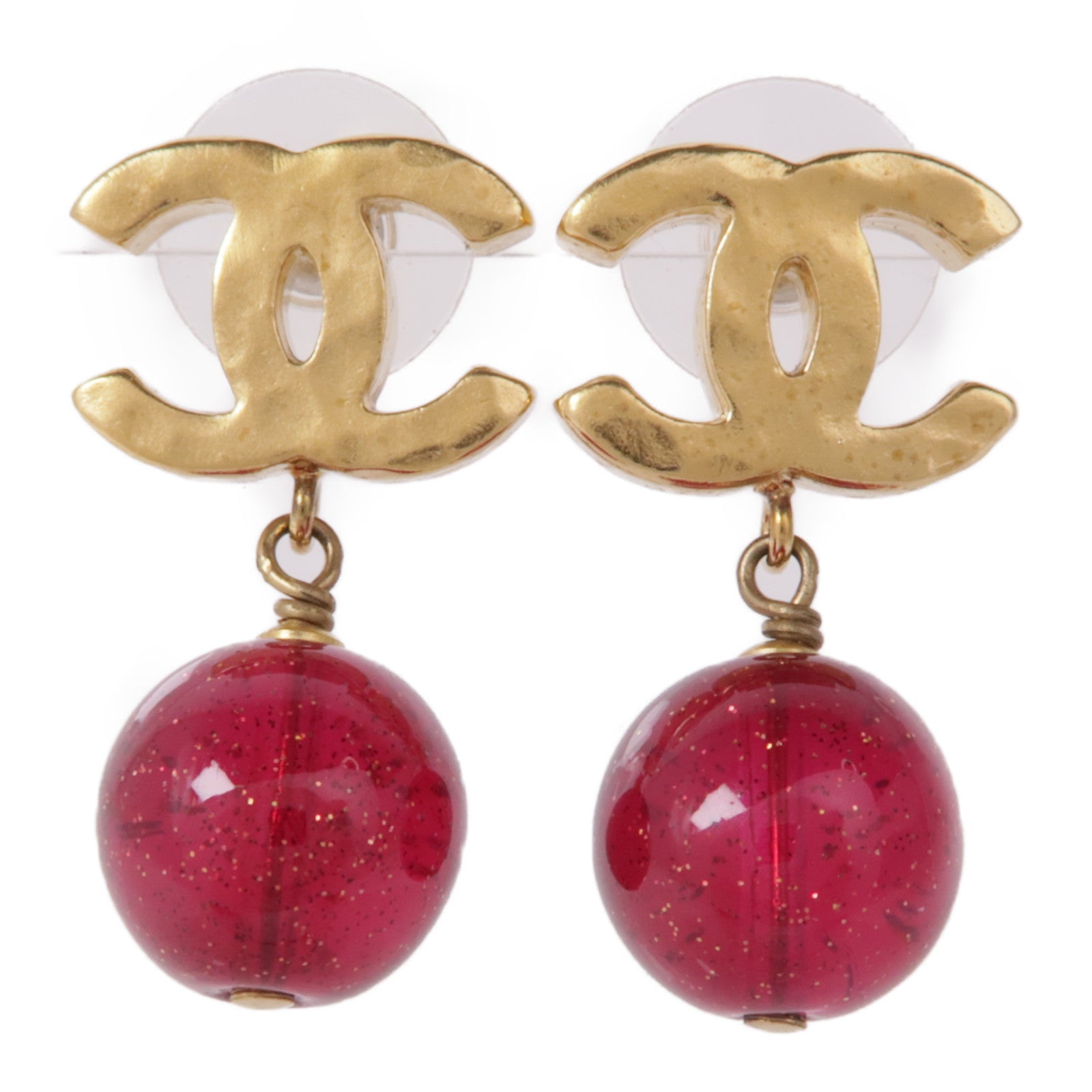 CHANEL 金屬/PVC Earrings耳環