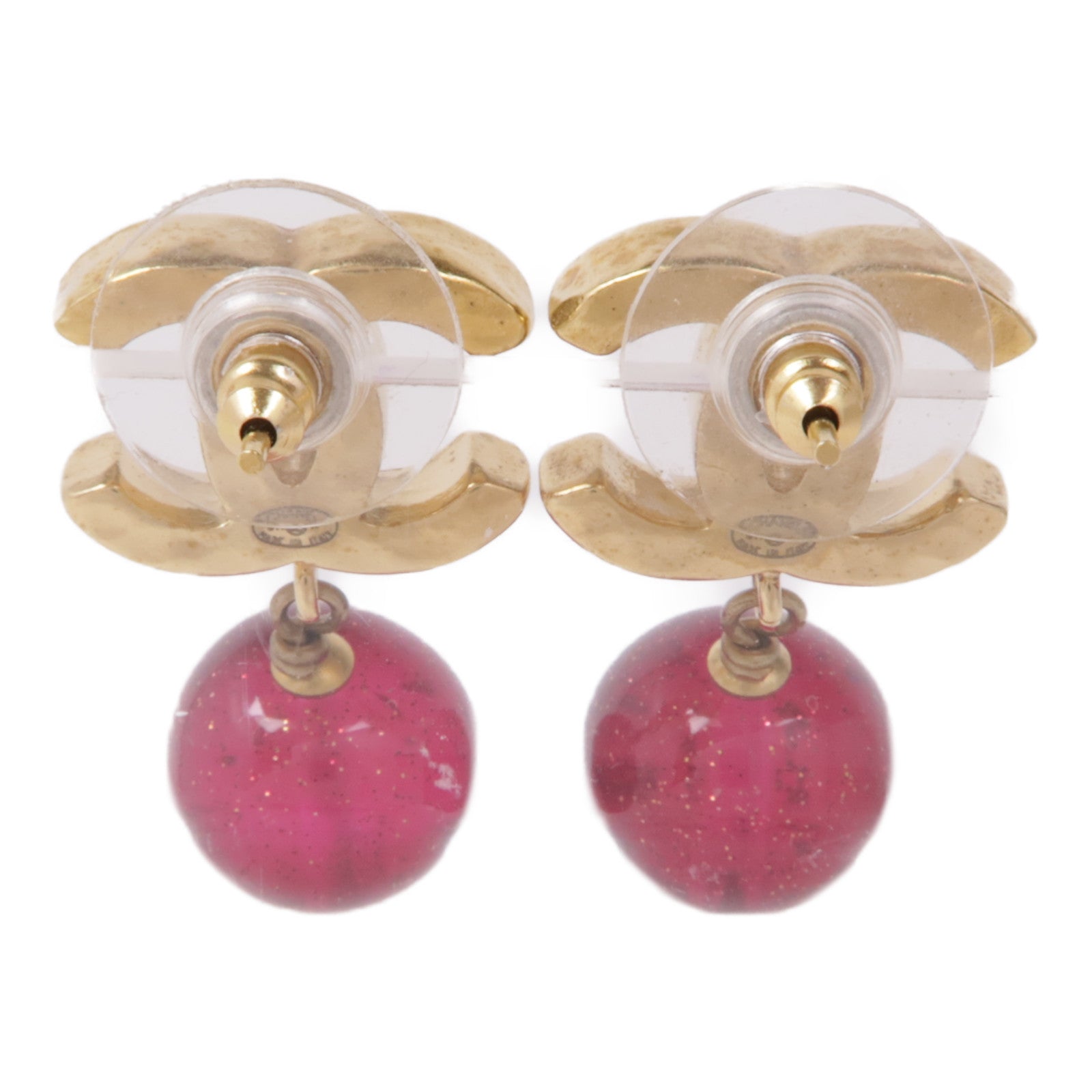 CHANEL 金屬/PVC Earrings耳環