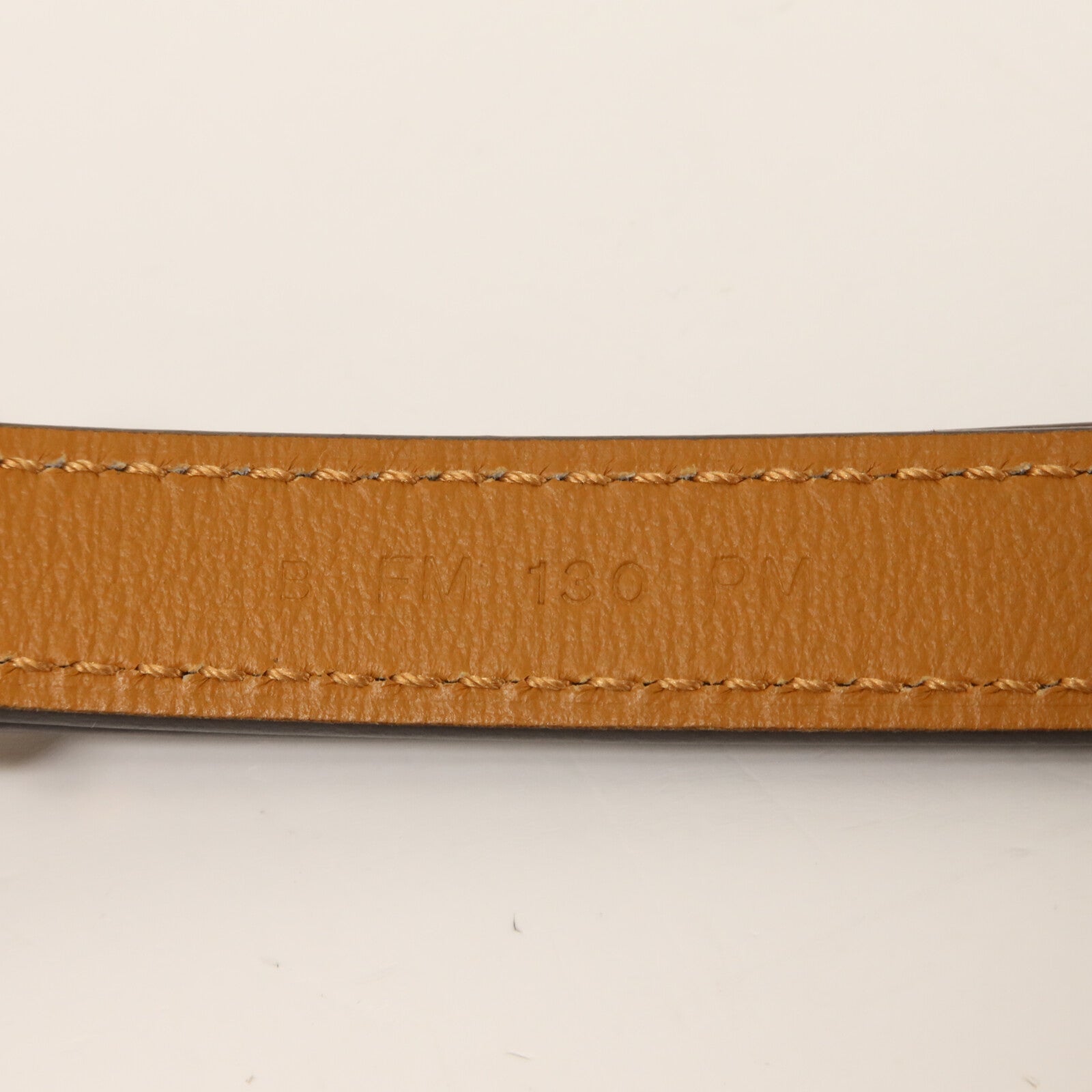 HERMES Epsom皮革Pop H Belt皮帶Noir