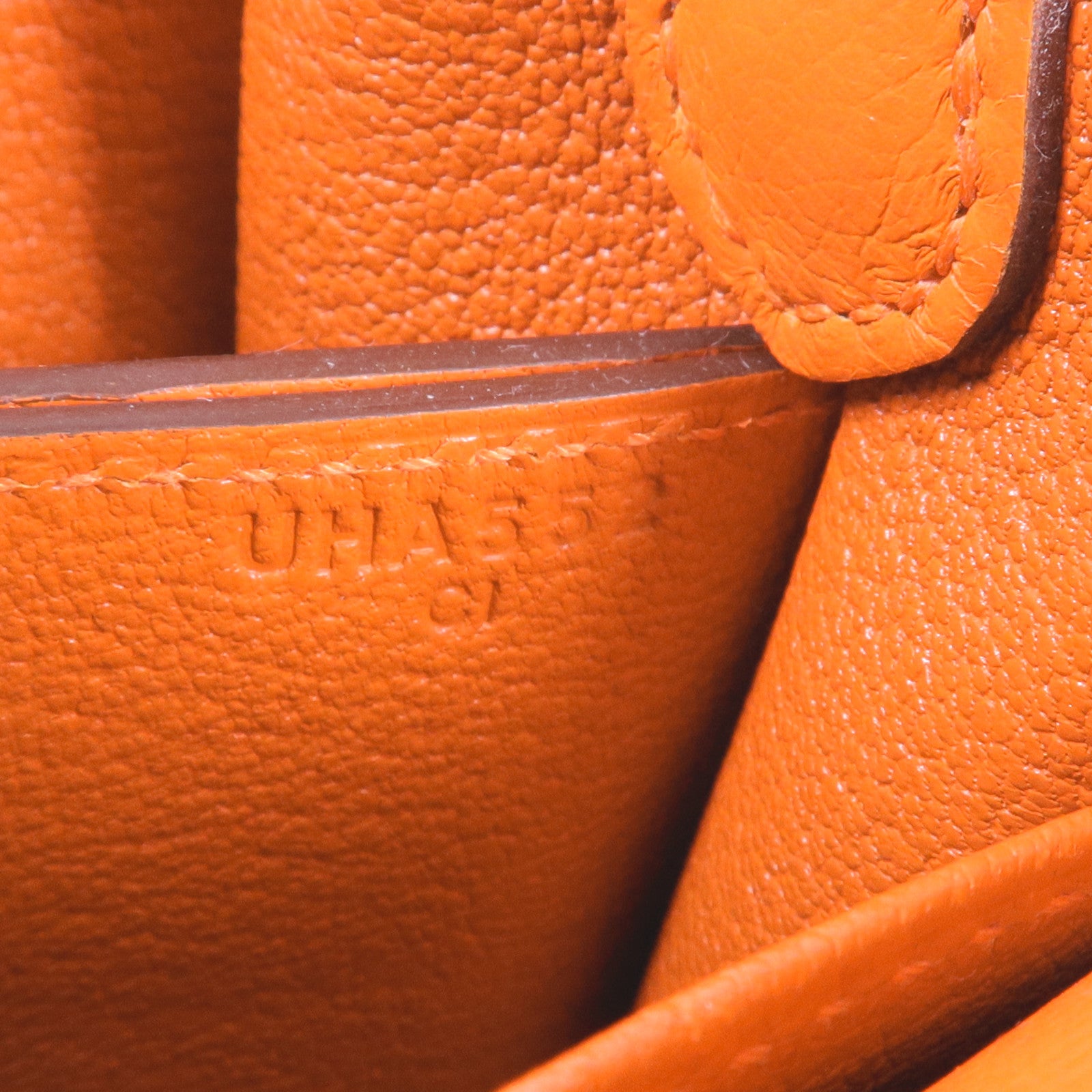 HERMES 【激減優惠】EverColour皮革Roulis Mini銀扣肩背袋Feu