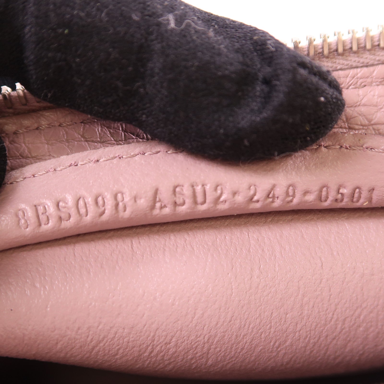 FENDI SHW By The Way Selleria Bag 2 Way Bag 8BS098 ASU2/F1QHN Calfskin Purple