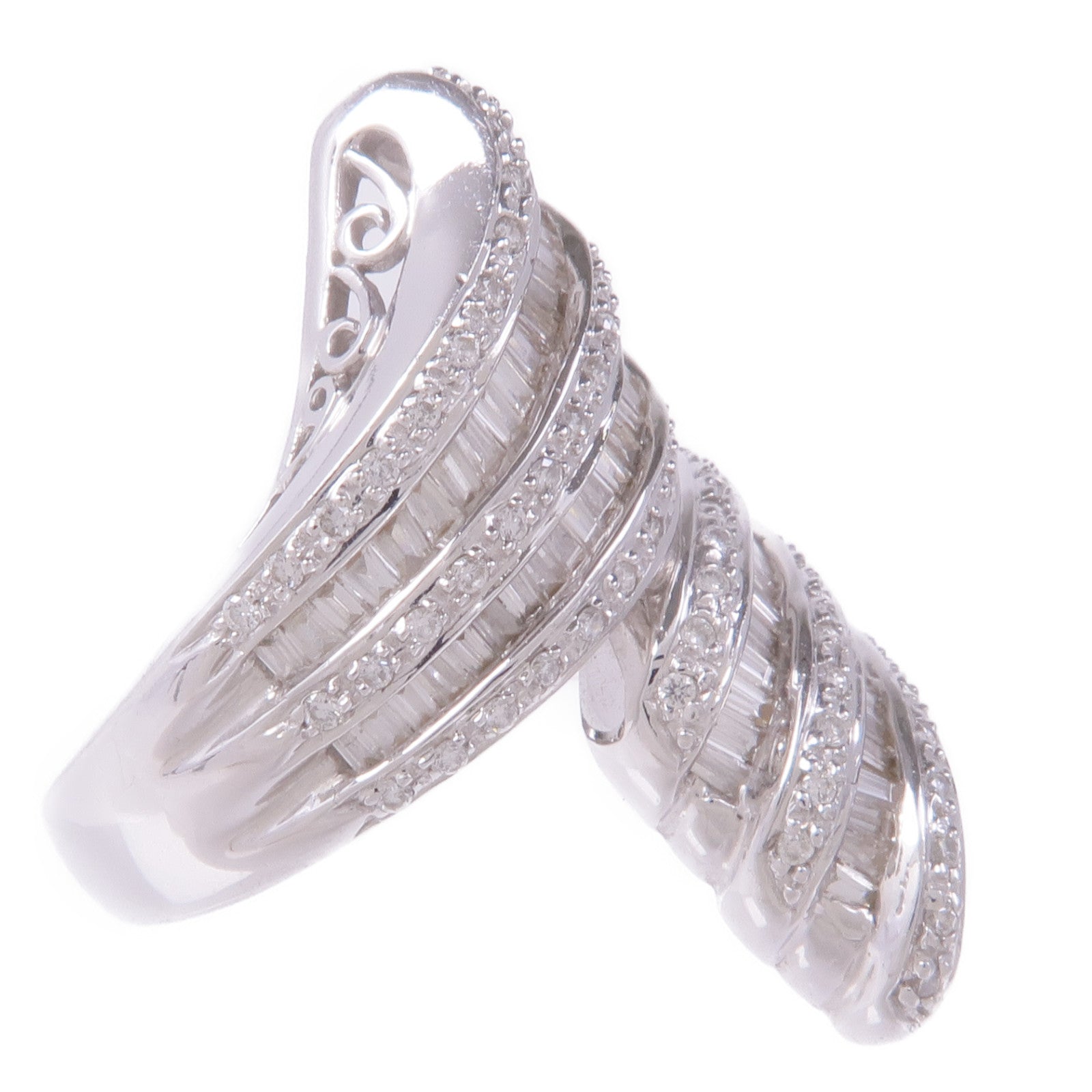 JEWELRY 14K白金Diamond Ring鑽石戒指US#6.5