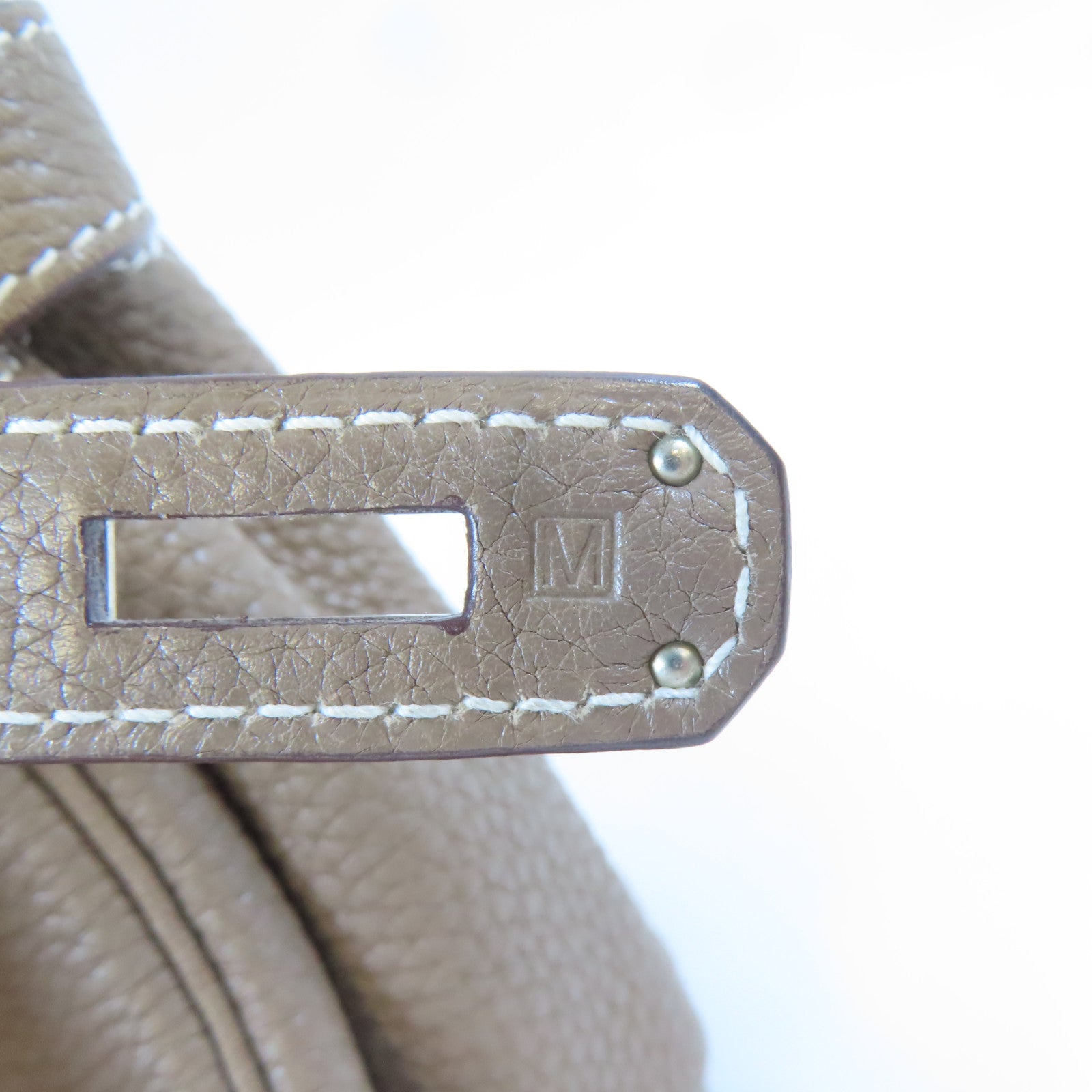 HERMES Togo皮革Birkin 30銀扣手挽袋啡色