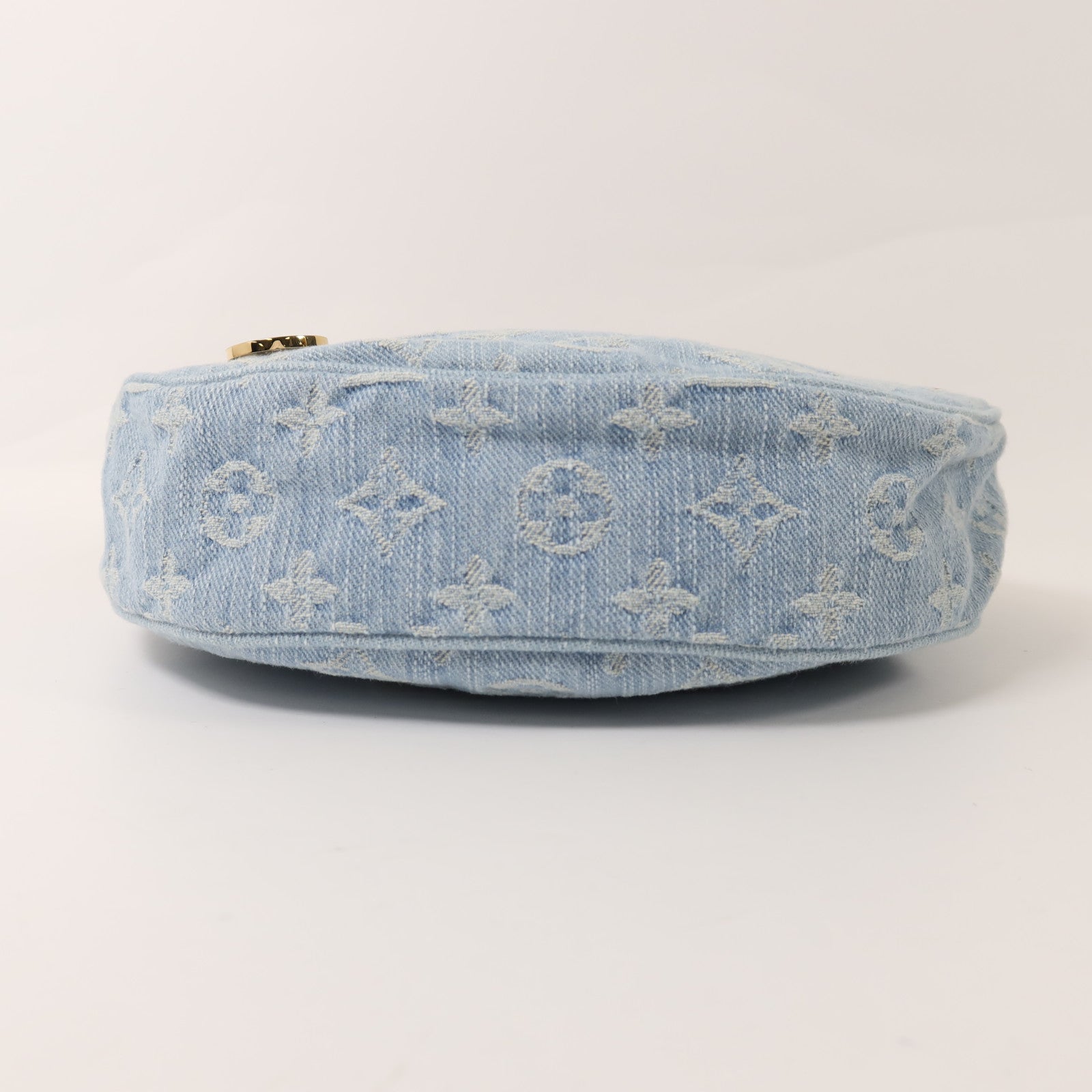 LOUIS VUITTON Monogram Denim Loop金扣鏈帶肩背袋