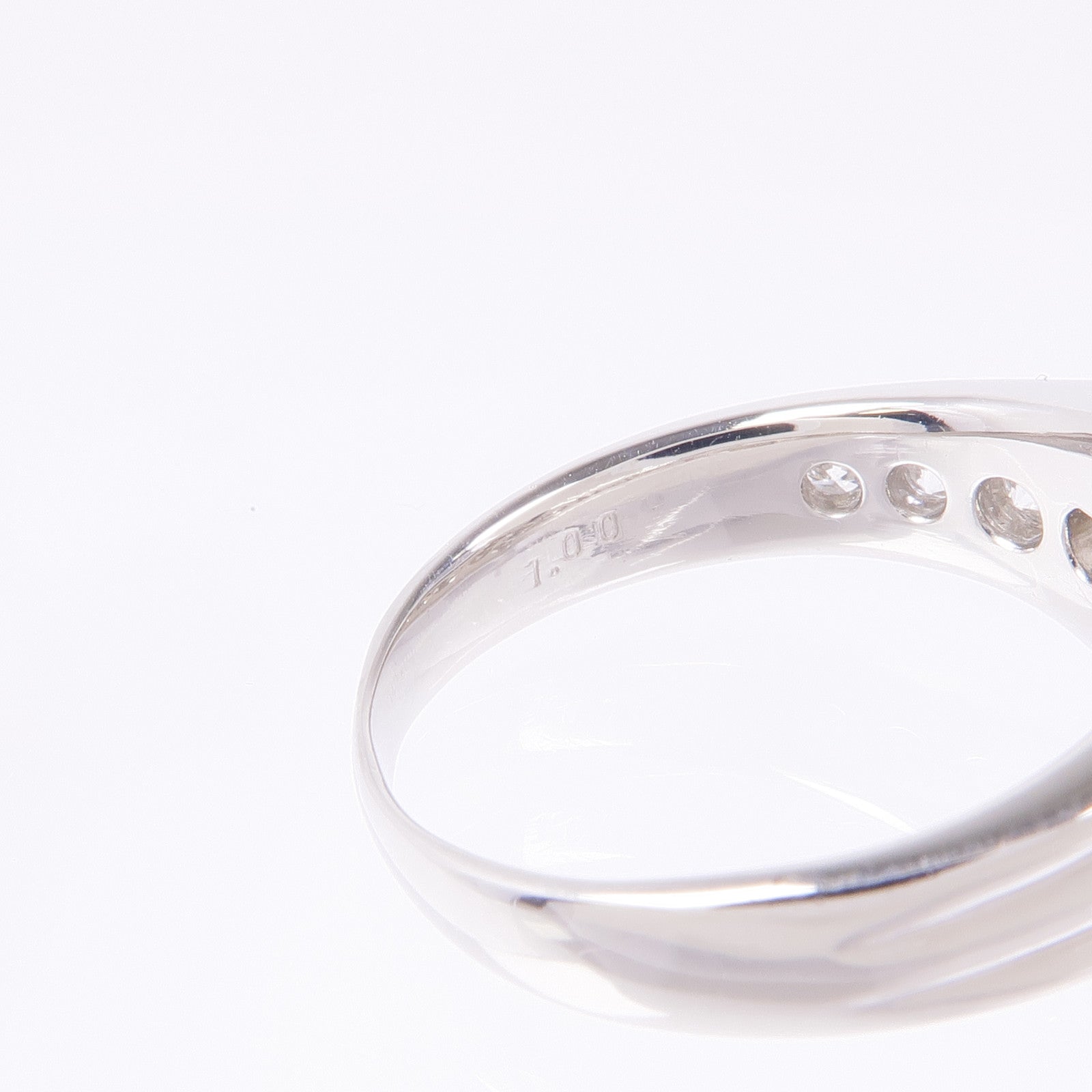 JEWELRY 【激減優惠】PT1000鉑金Diamond Ring鑽石戒指US#5.75