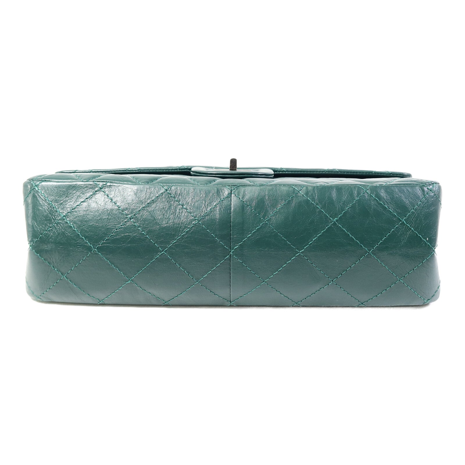 CHANEL 牛皮皮革2.55 Jumbo 鏈帶肩背袋