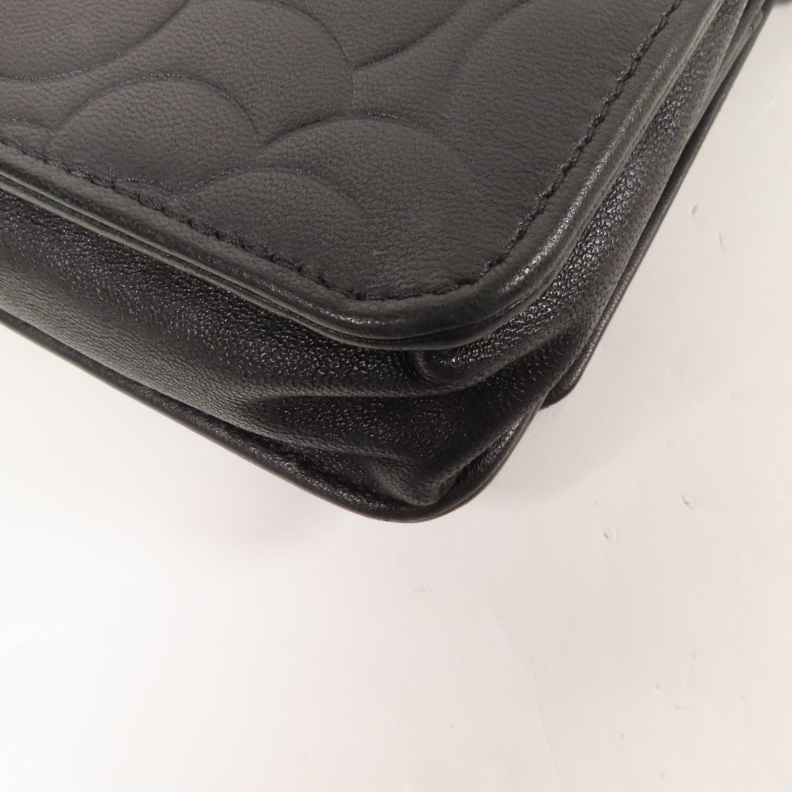 CHANEL 羊皮皮革WOC Wallet On Chain金扣鏈帶肩背袋