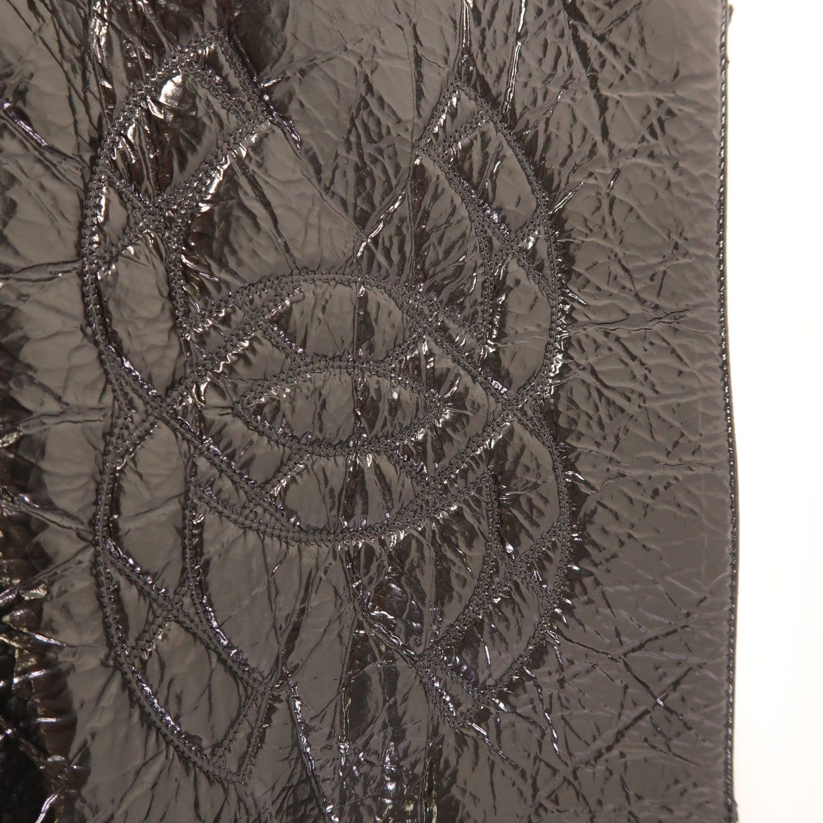 CHANEL 漆皮皮革Coco Mark Chain Tote Bag鏈帶肩背袋