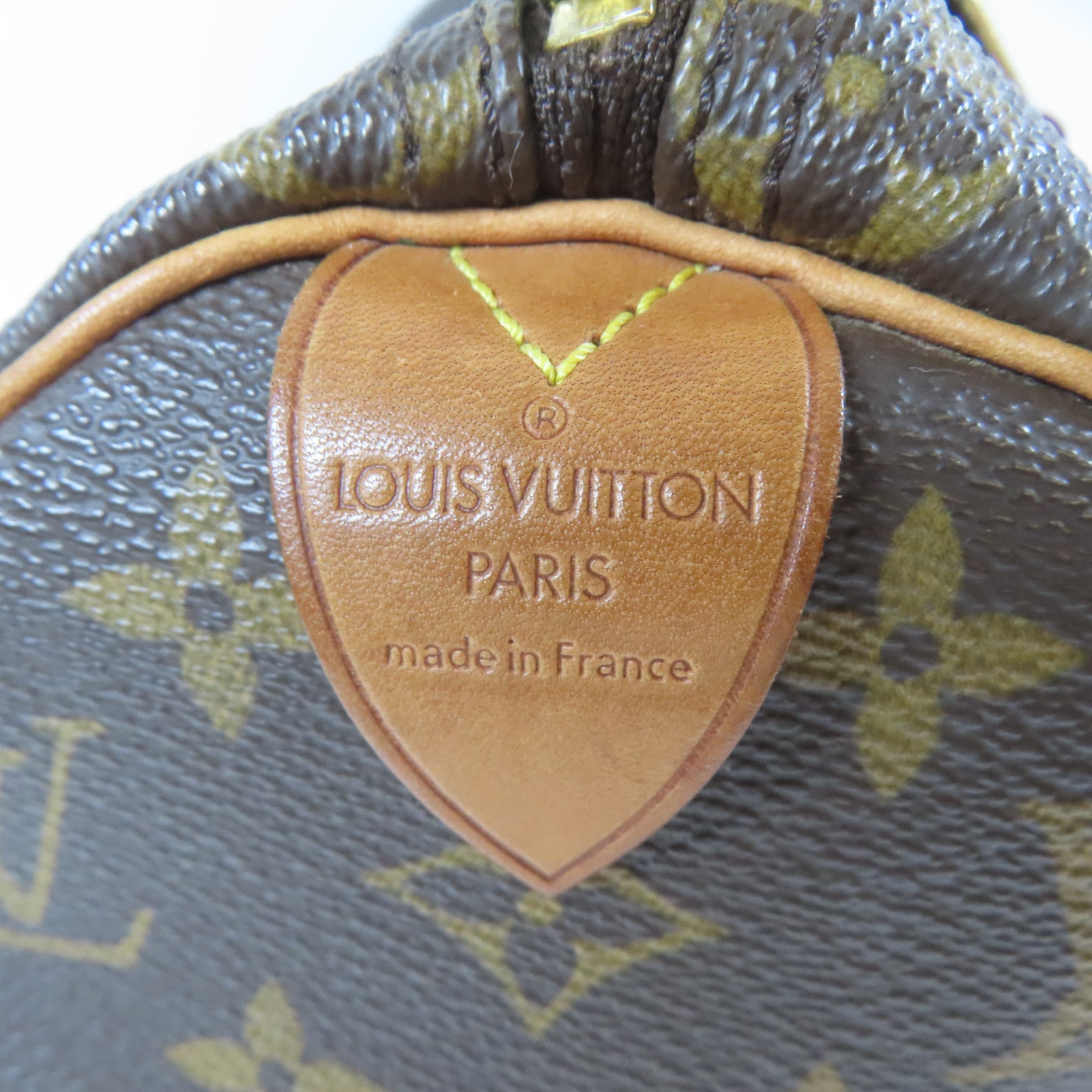 LOUIS VUITTON Monogram Speedy 25金扣手挽袋啡色