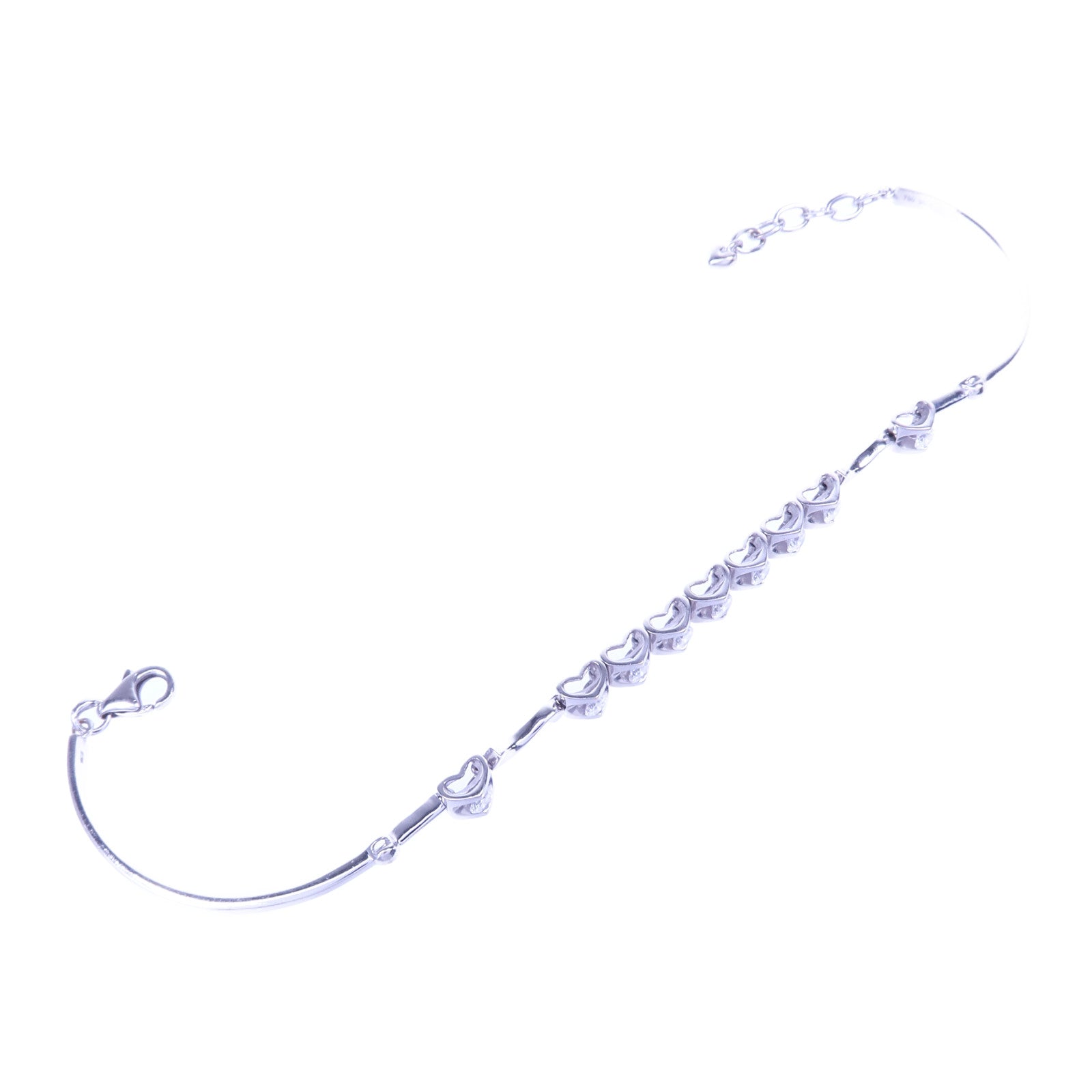 JEWELRY 18K白金Diamond Bracelet鑽石手鏈