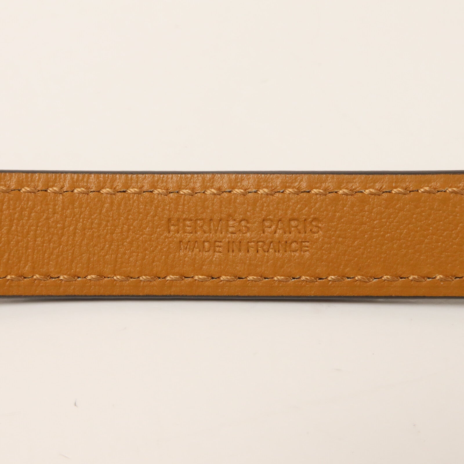 HERMES Epsom皮革Pop H Belt皮帶Noir