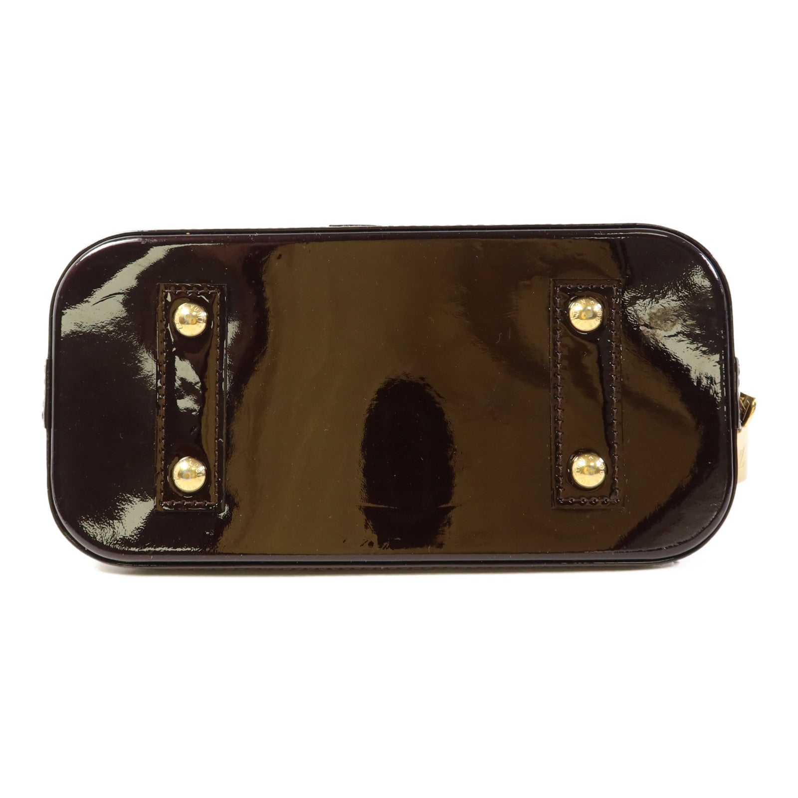 LOUIS VUITTON Vernis Alma BB金扣手挽肩背兩用袋