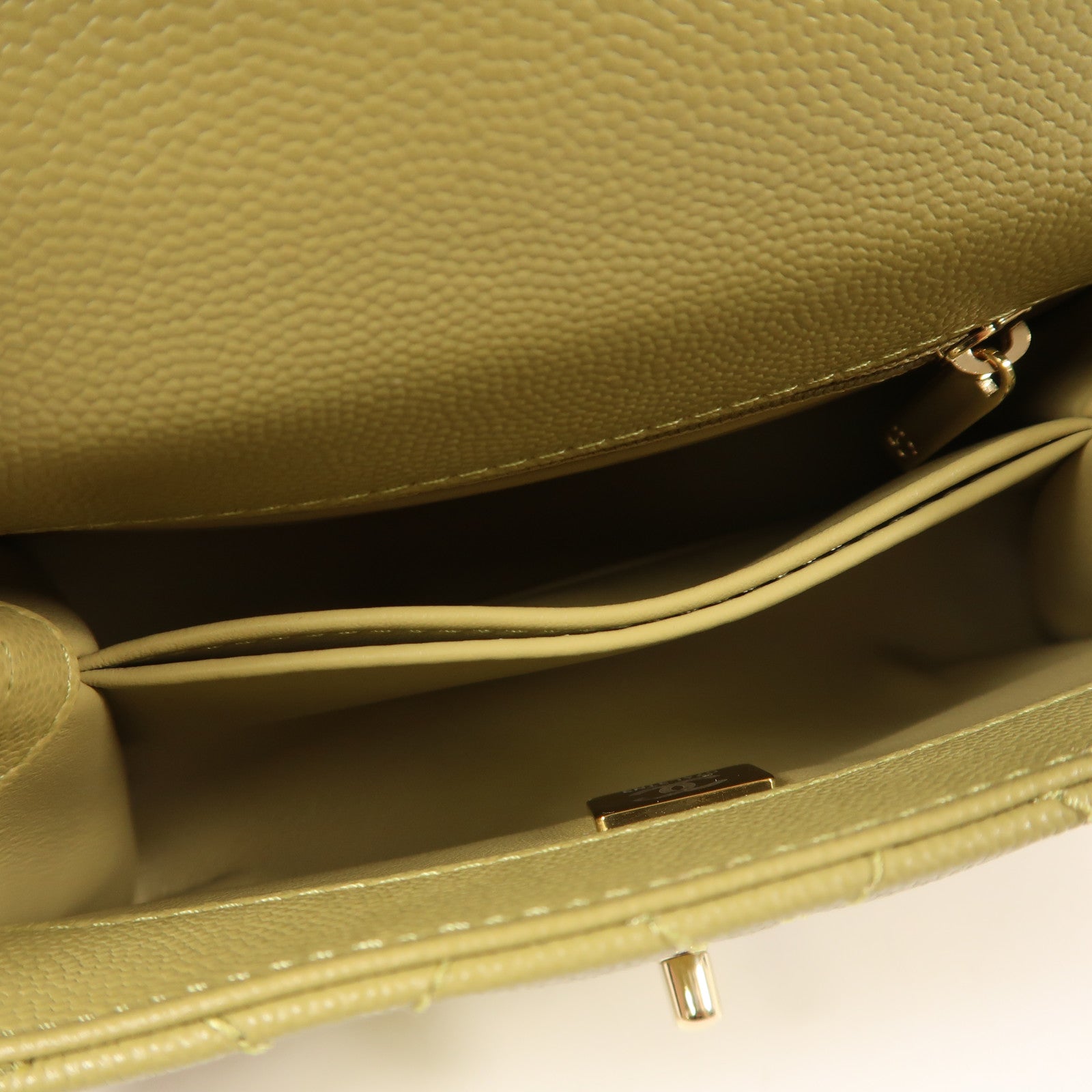 CHANEL 牛皮皮革Mini Coco Handle金扣手挽肩背兩用袋