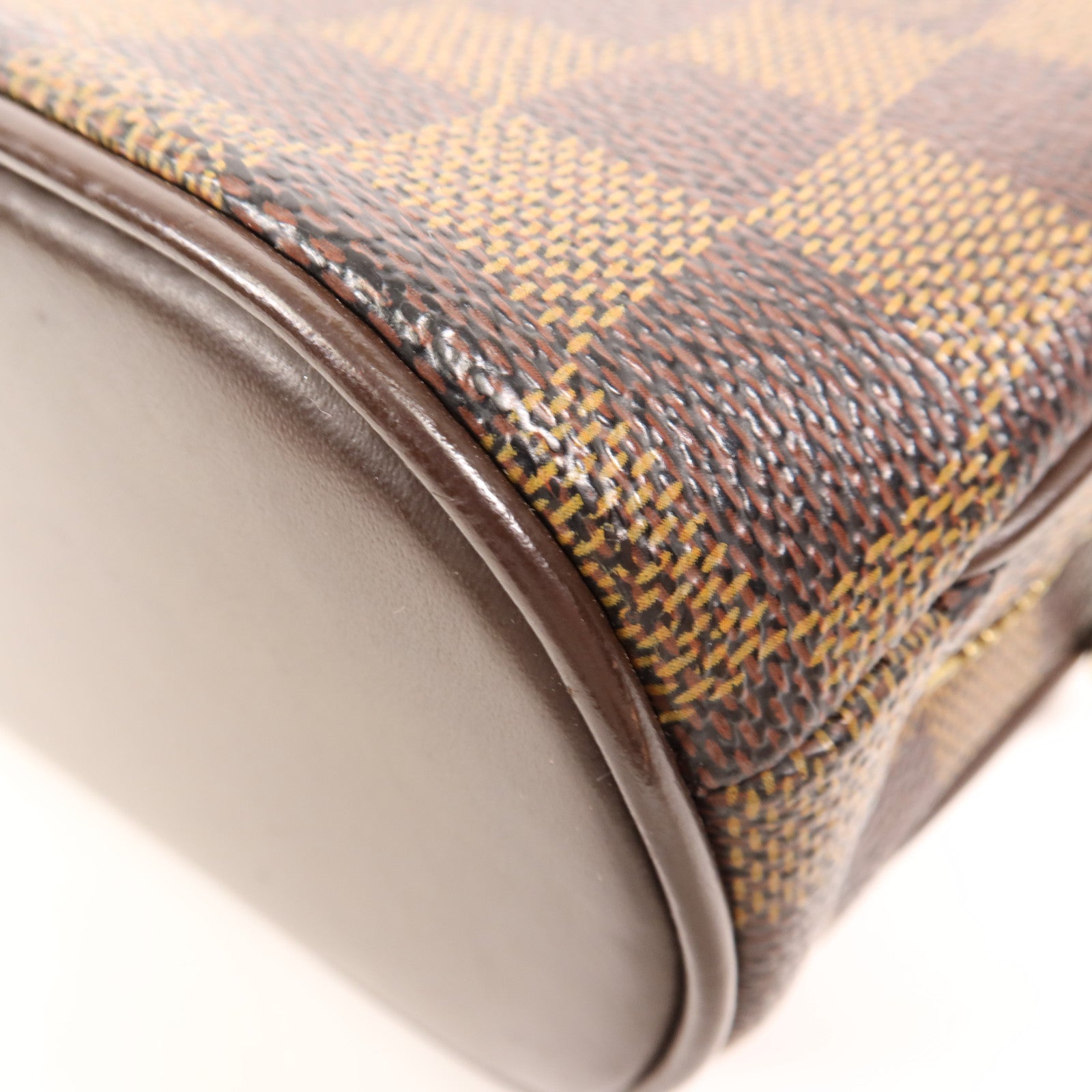 LOUIS VUITTON Damier Sarria Mini金扣手挽袋