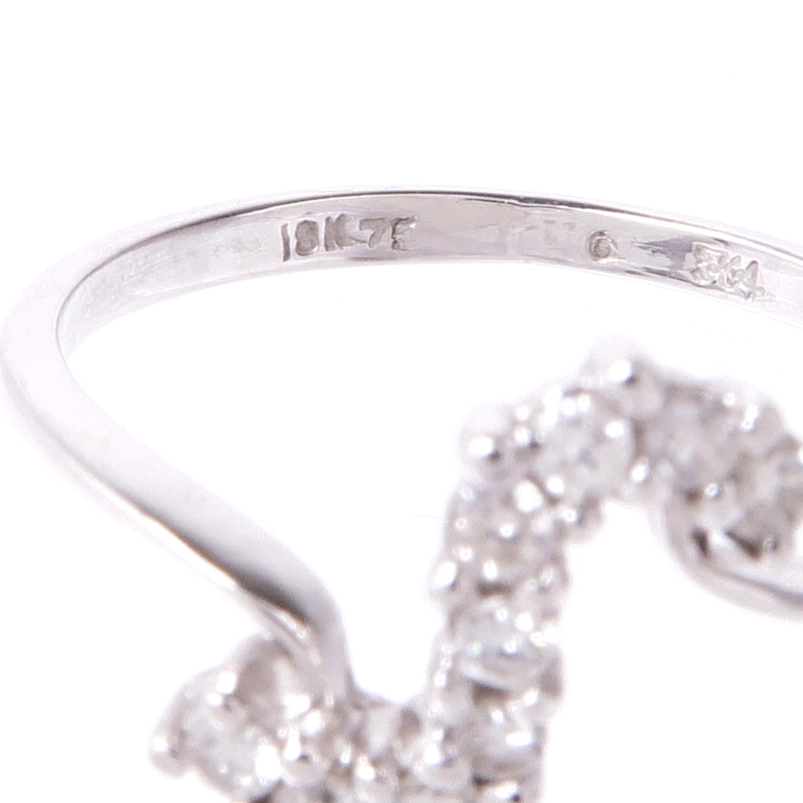 JEWELRY 18K白金Diamond Ring鑽石戒指US#5.25