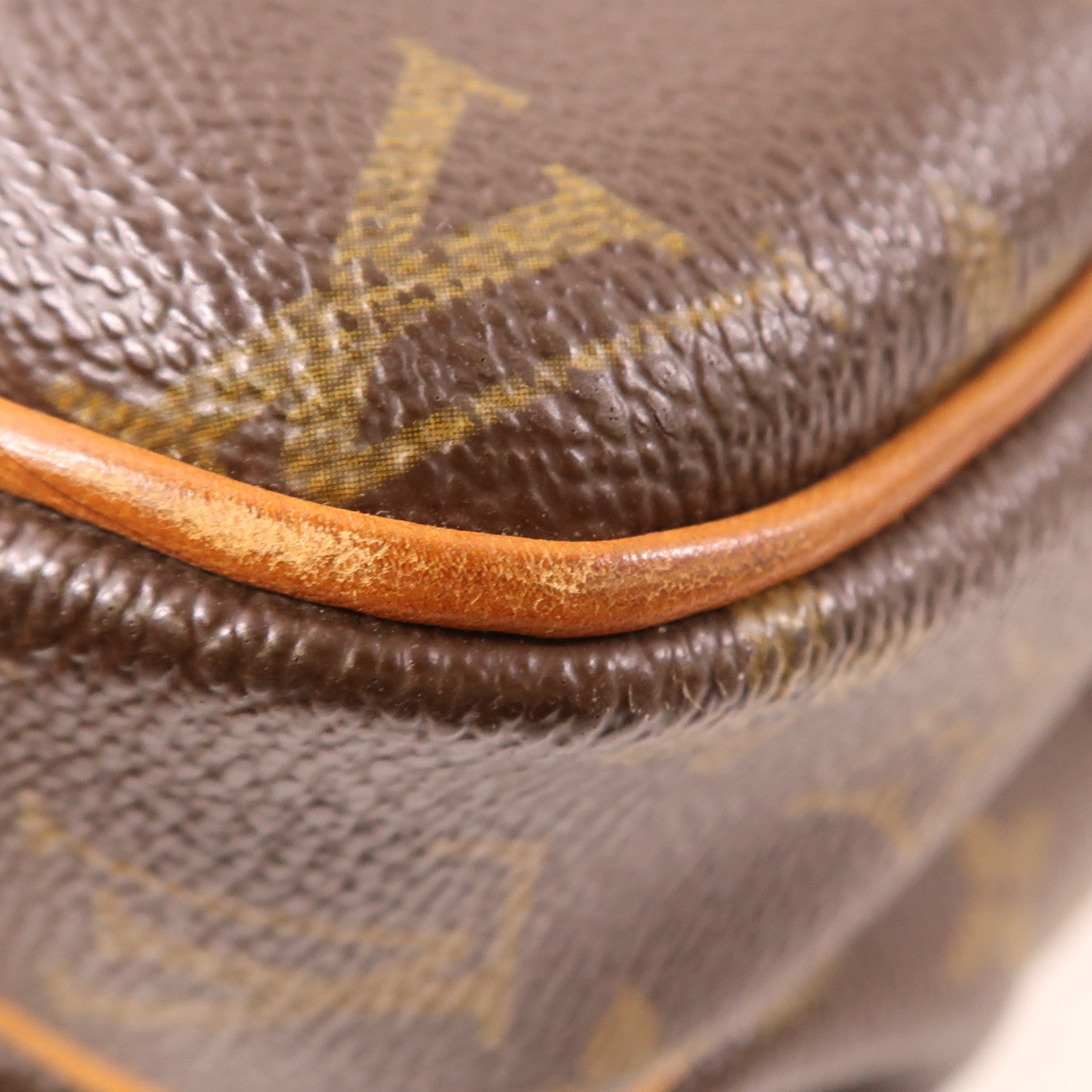 LOUIS VUITTON 【激減優惠】Monogram Reporter PM金扣肩背袋棕色