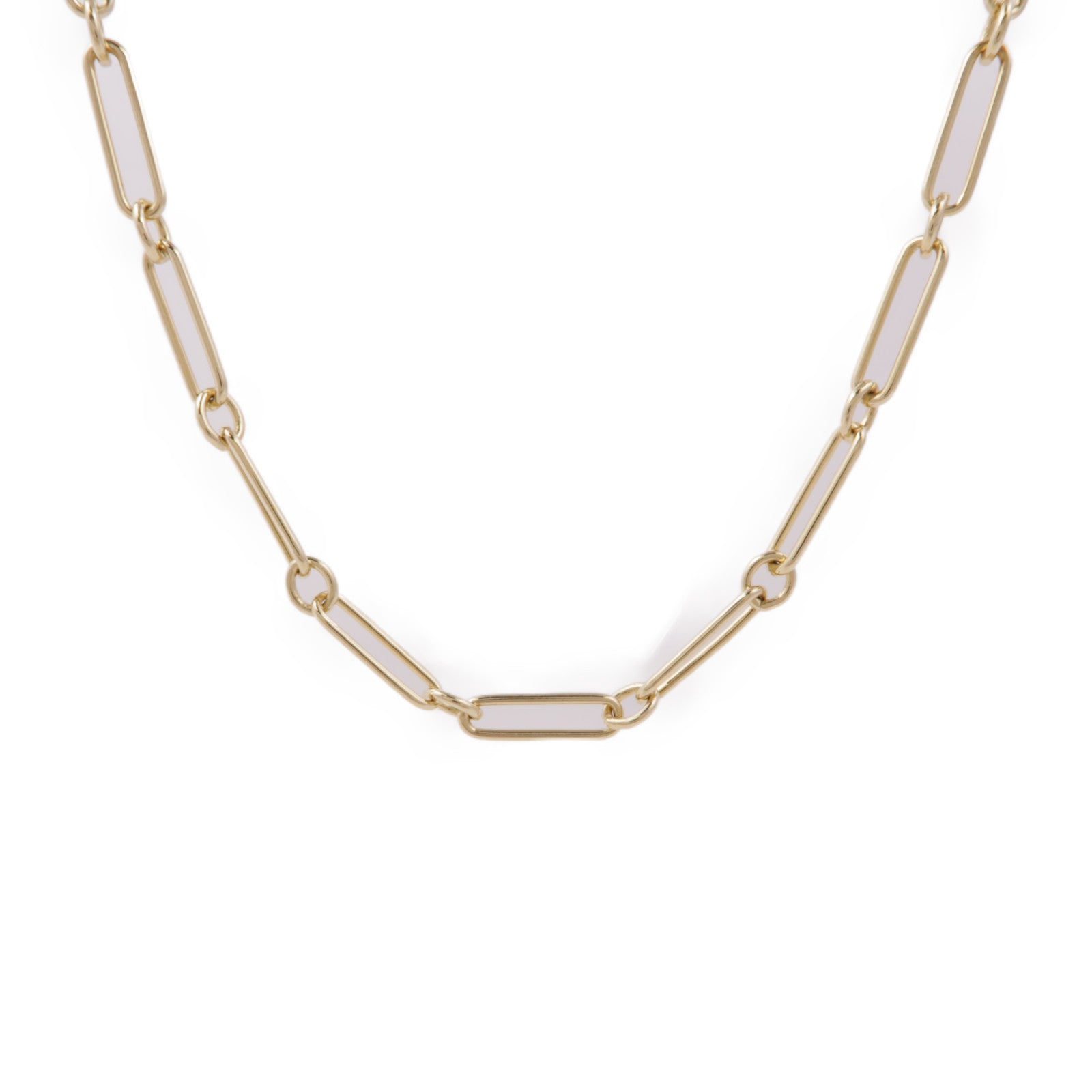 HERMES 金屬Curiosite Long Necklaces項鍊Gold