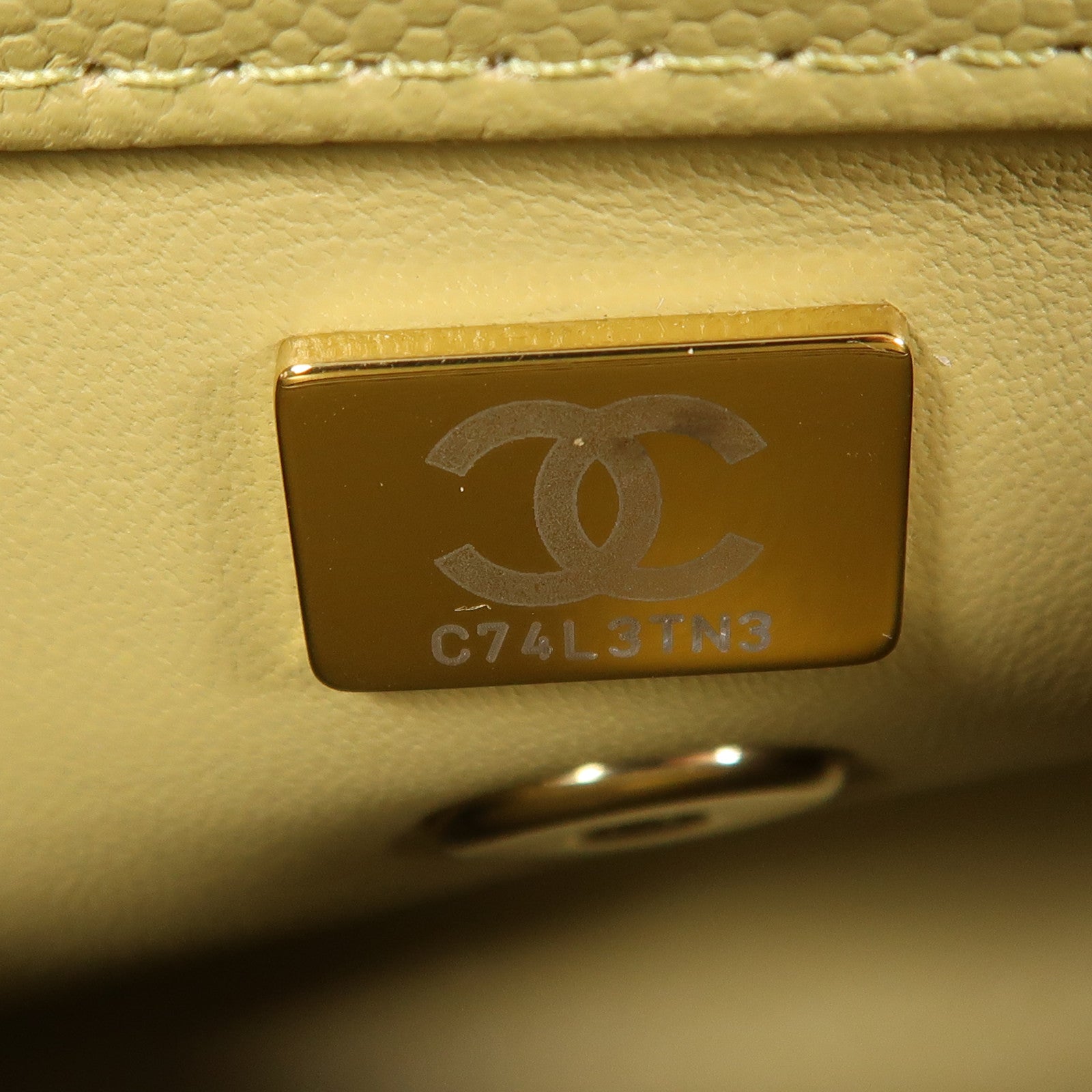 CHANEL 牛皮皮革Mini Coco Handle金扣手挽肩背兩用袋