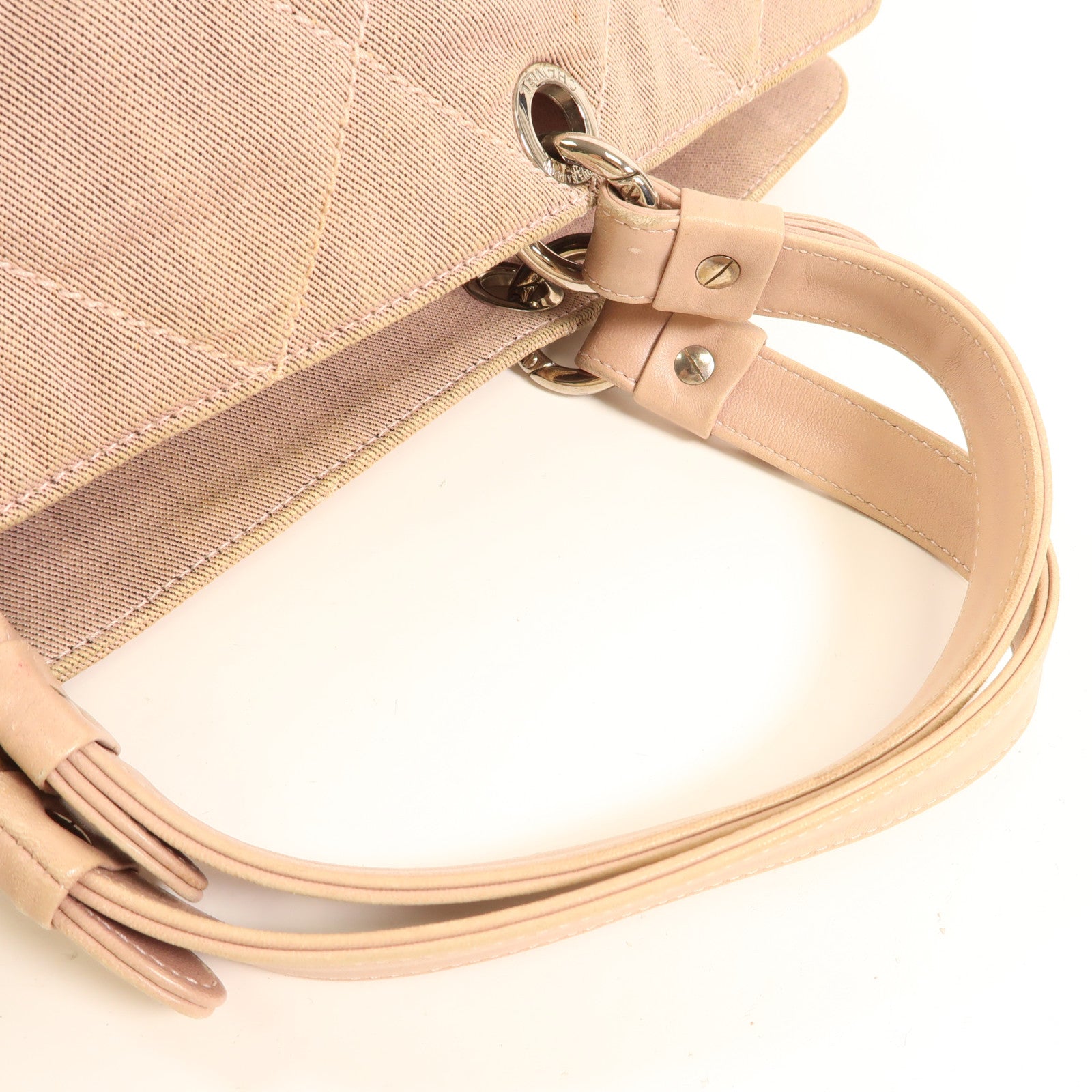 CHANEL CC SHW Handbag Denim Pink