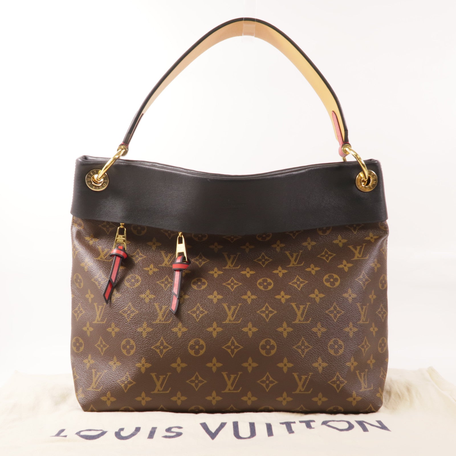 LOUIS VUITTON Monogram Tuileries金扣肩背袋