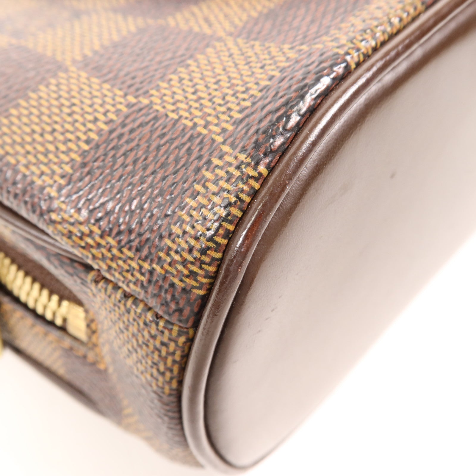 LOUIS VUITTON Damier Sarria Mini金扣手挽袋