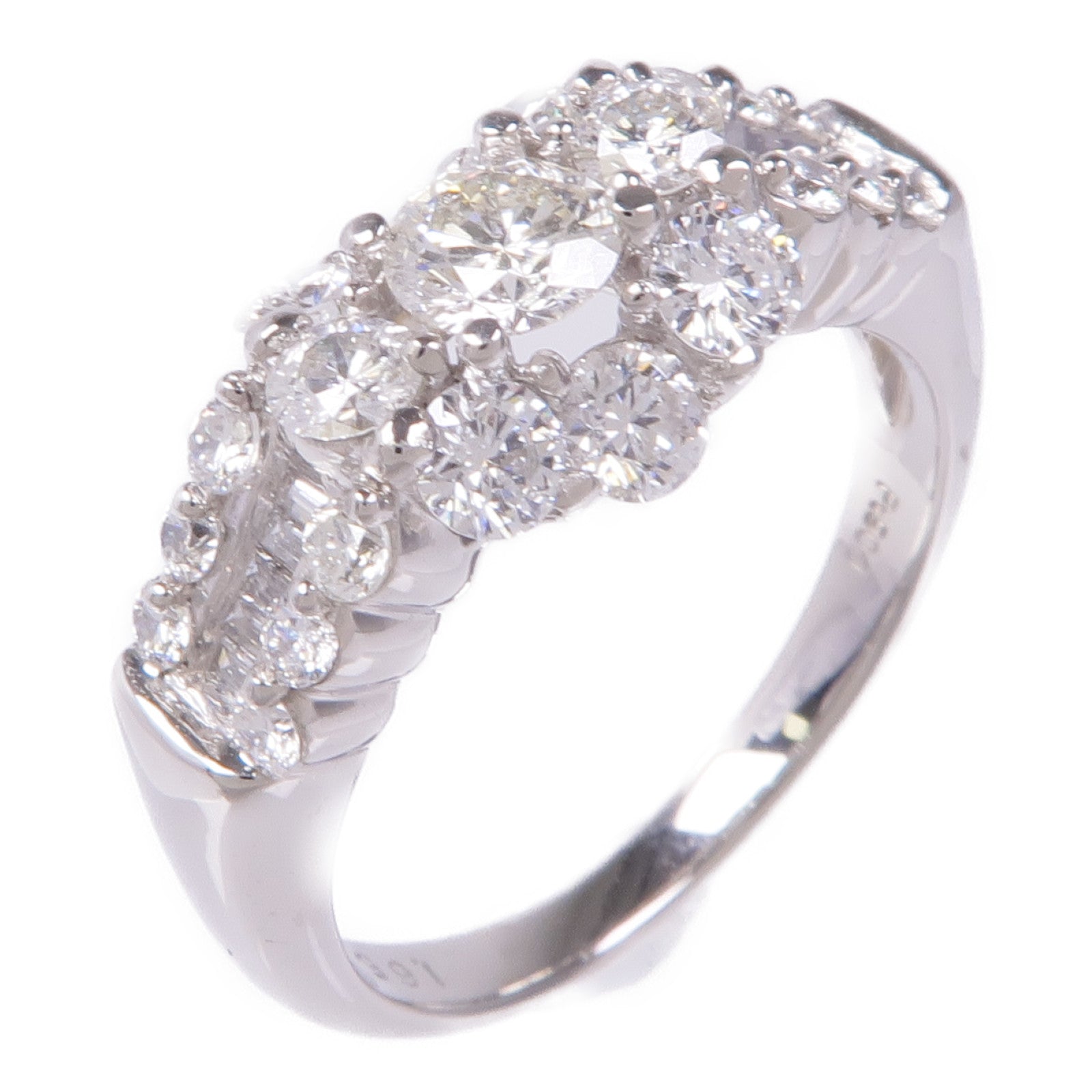 JEWELRY PT900鉑金Diamond Ring鑽石戒指US#7.5