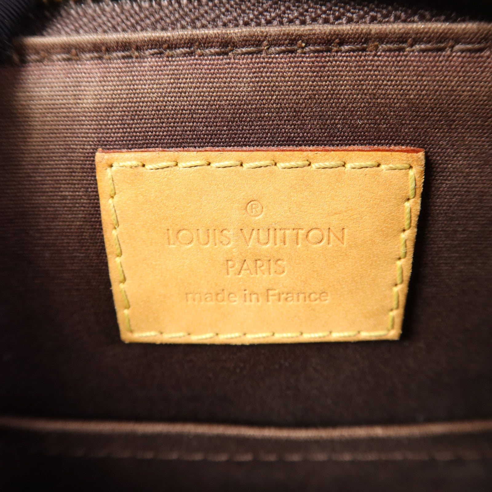 LOUIS VUITTON Vernis Alma BB金扣手挽肩背兩用袋