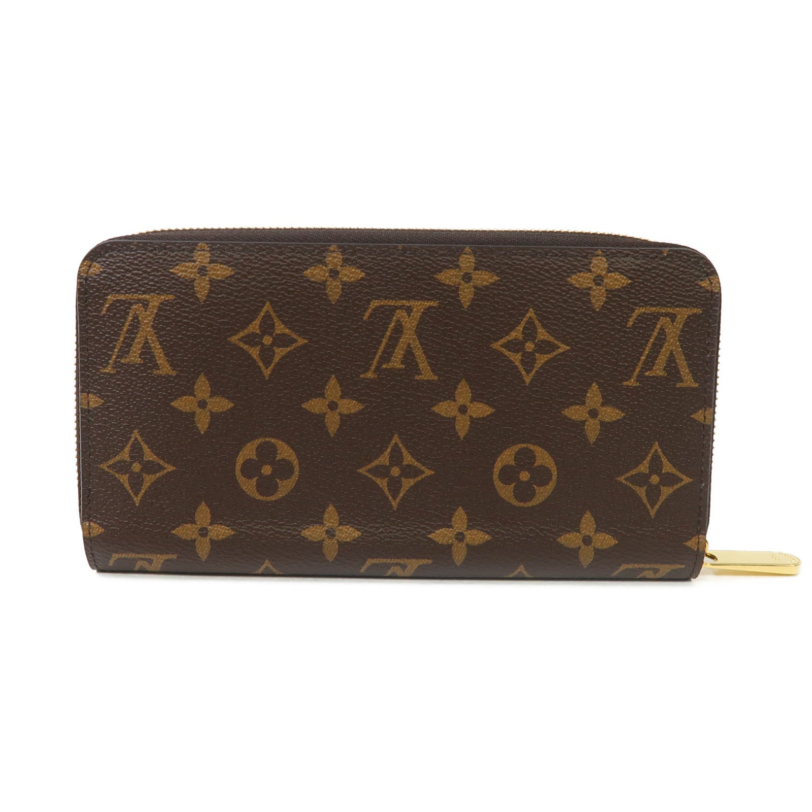 LOUIS VUITTON Monogram Long Wallet金扣長錢包棕色