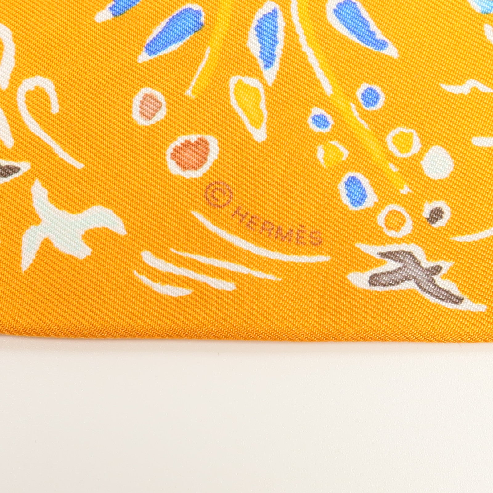 HERMES 【激減優惠】絲質Twilly絲巾