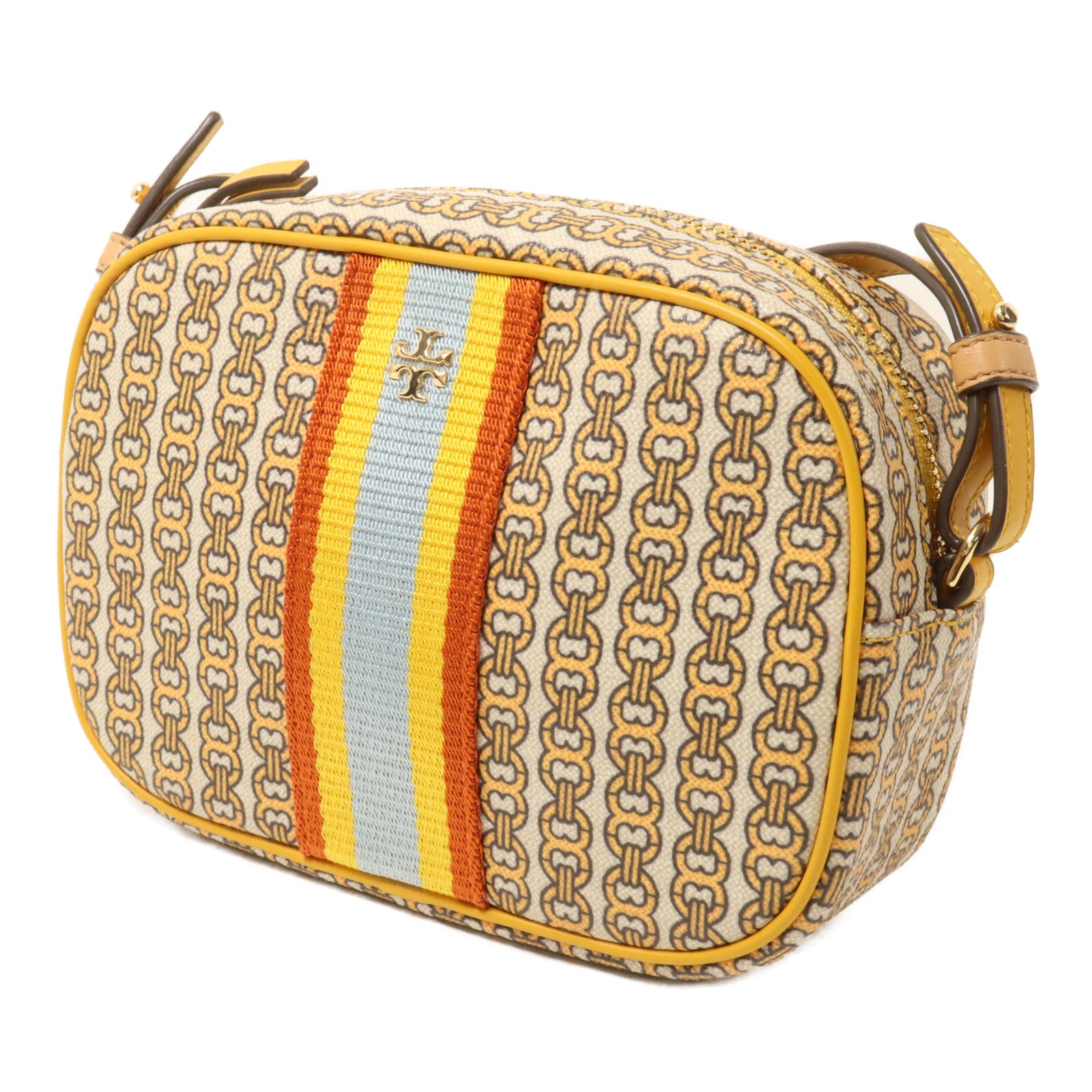 Tory Burch 塗層帆布Camera Bag肩背袋