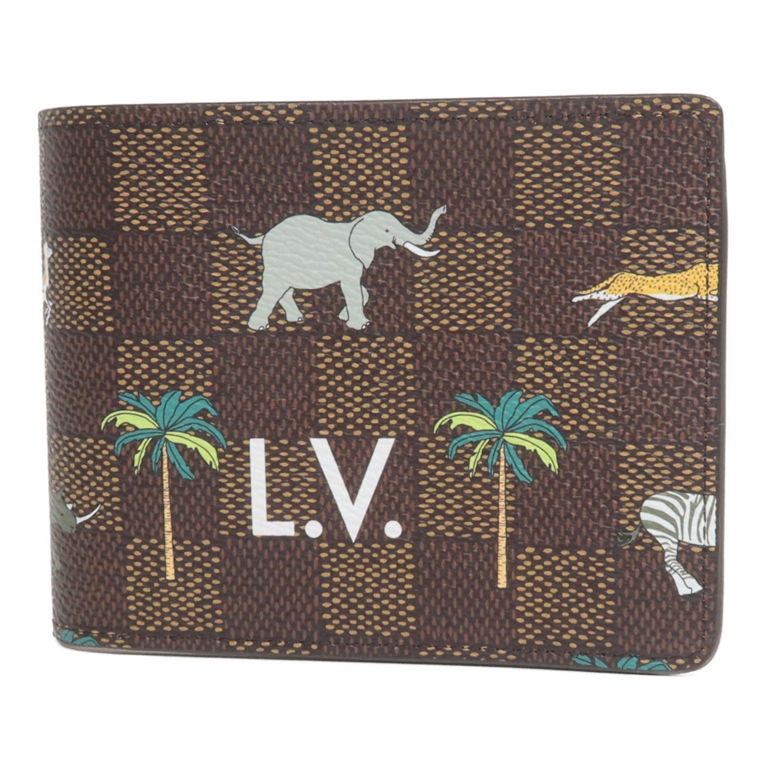 LOUIS VUITTON Damier Other Multiple Wallet x The Darjeeling Limited