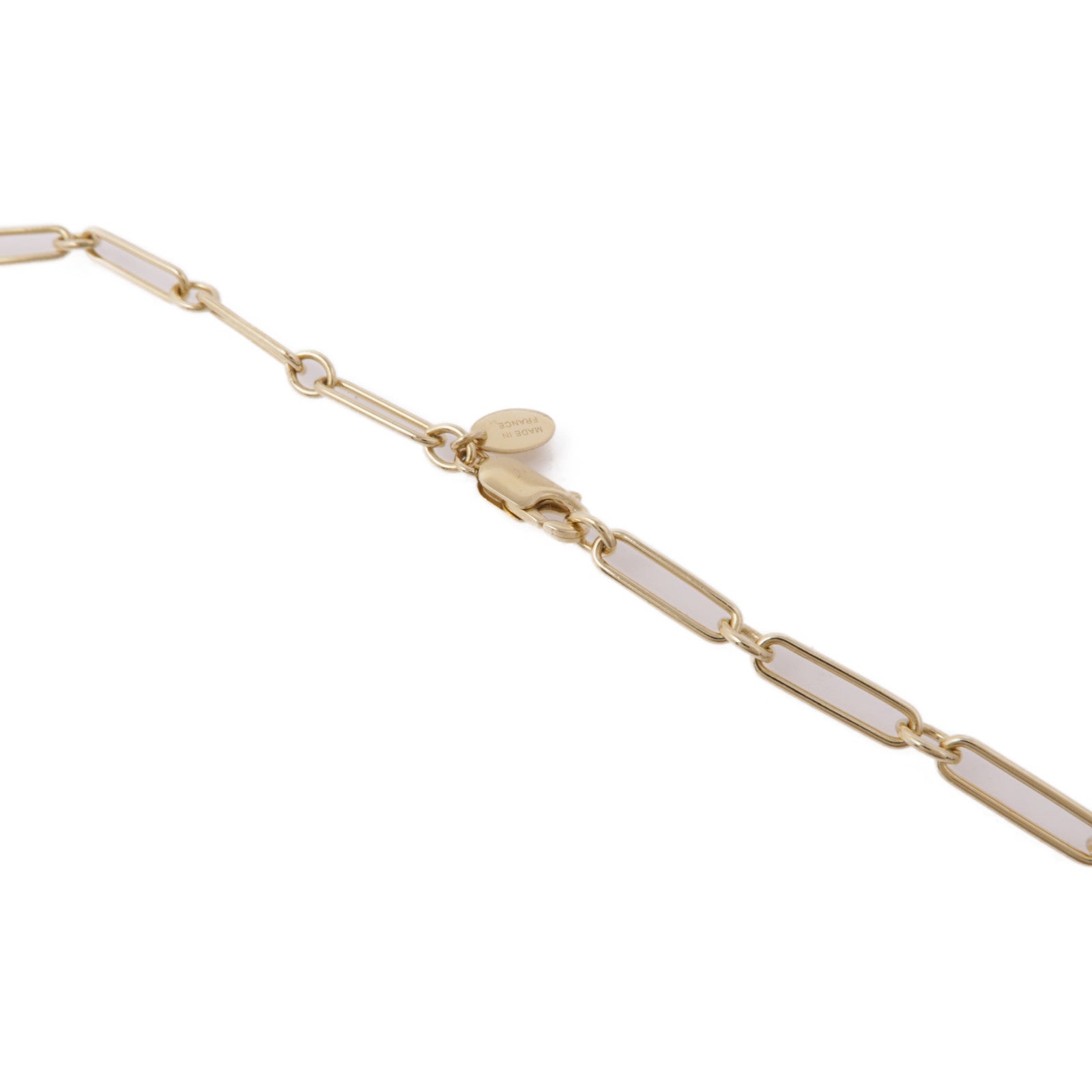 HERMES 金屬Curiosite Long Necklaces項鍊Gold