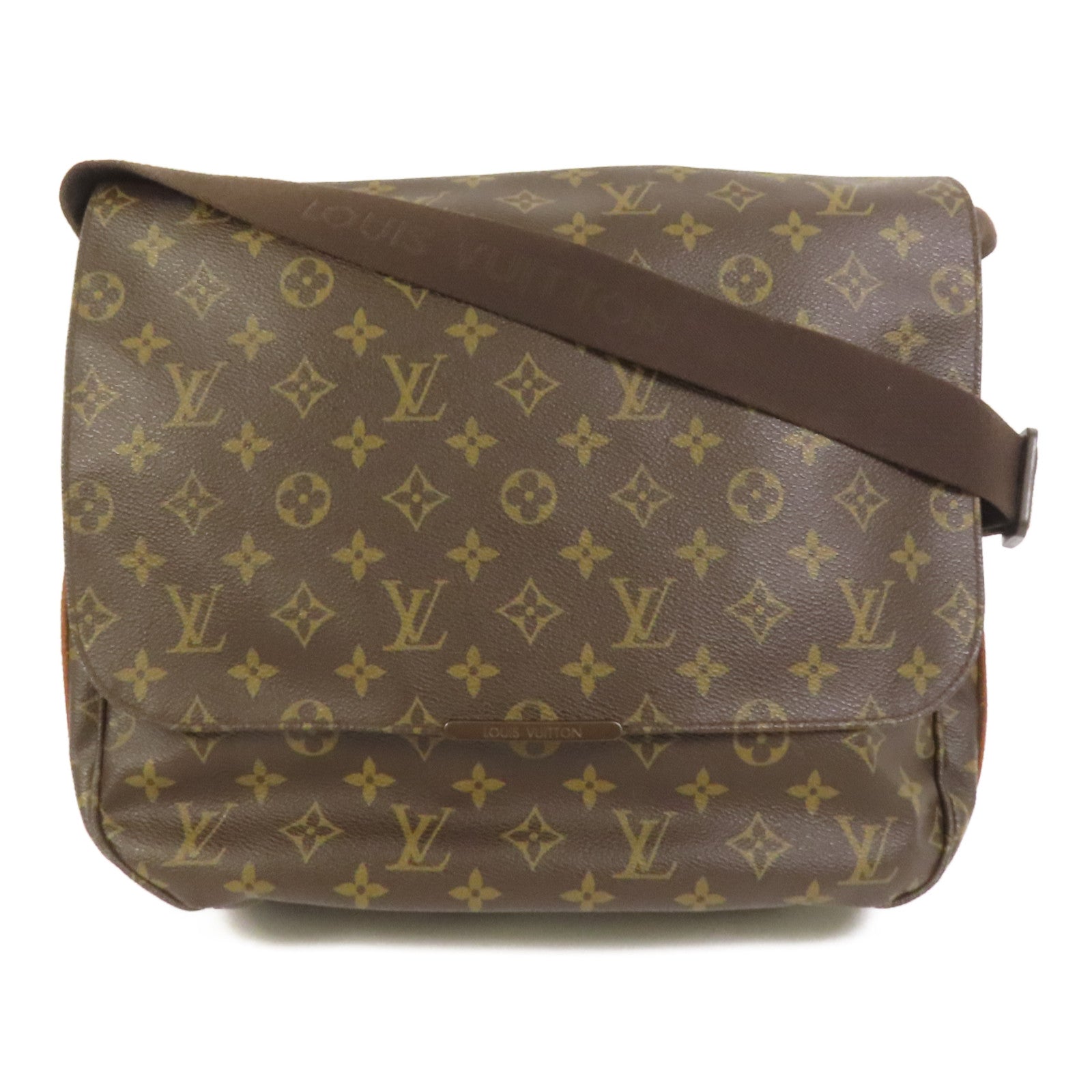 LOUIS VUITTON Monogram Beaubourg MM金扣肩背袋