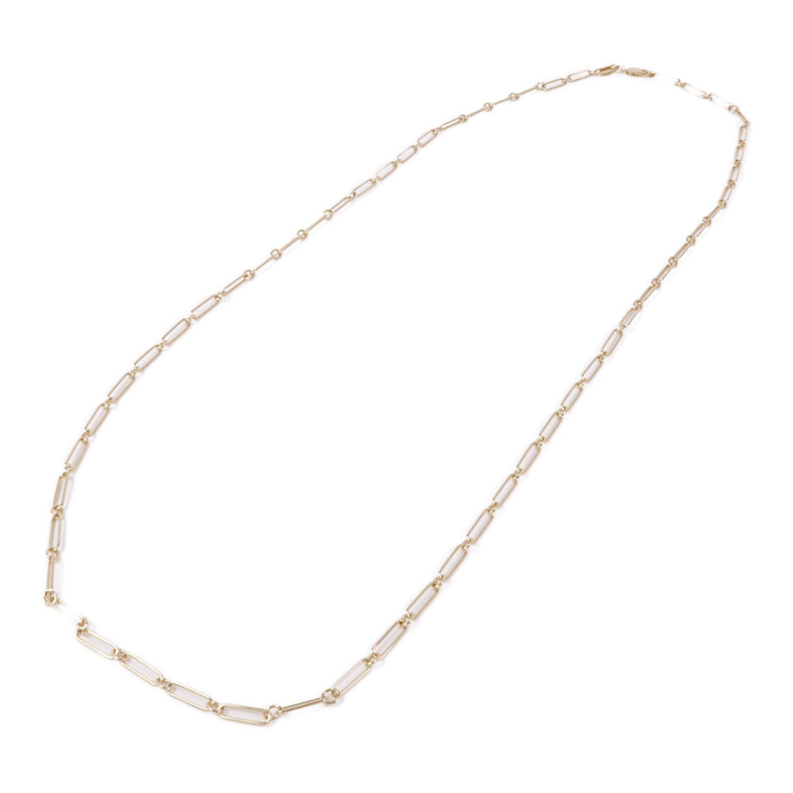 HERMES 金屬Curiosite Long Necklaces項鍊Gold