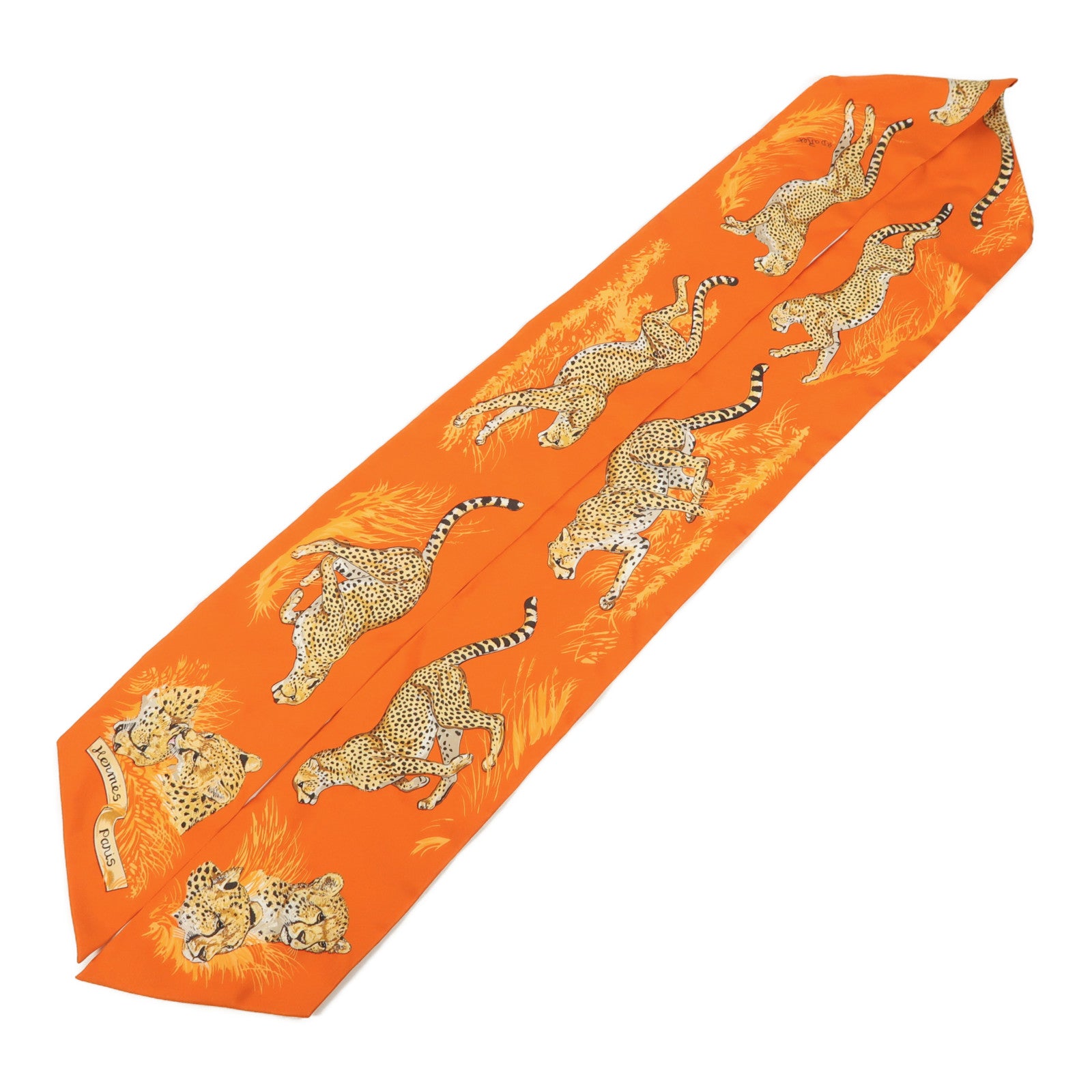 HERMES 絲質Maxi Twilly絲巾