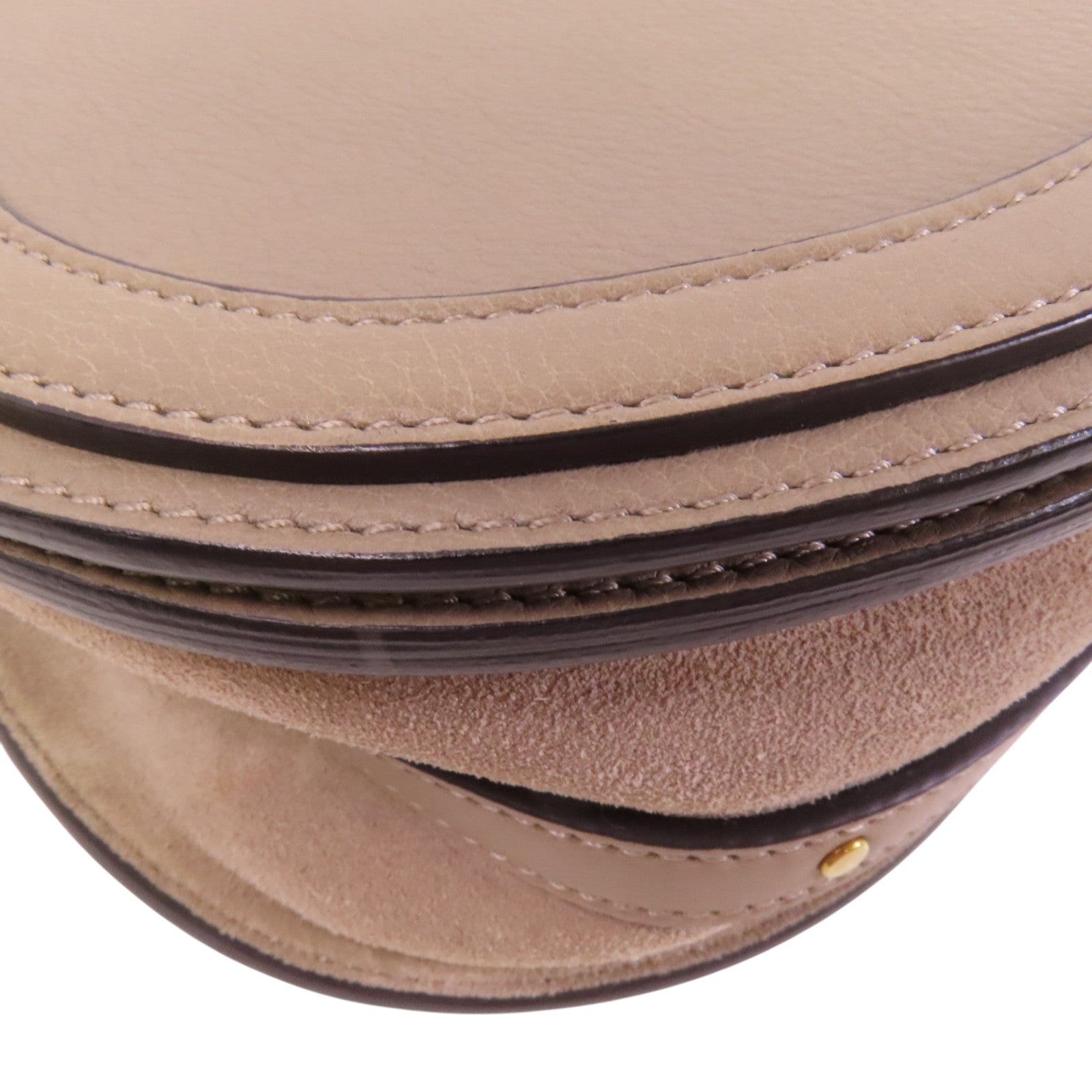 Chloe 牛皮皮革Nile金扣手挽肩背兩用袋