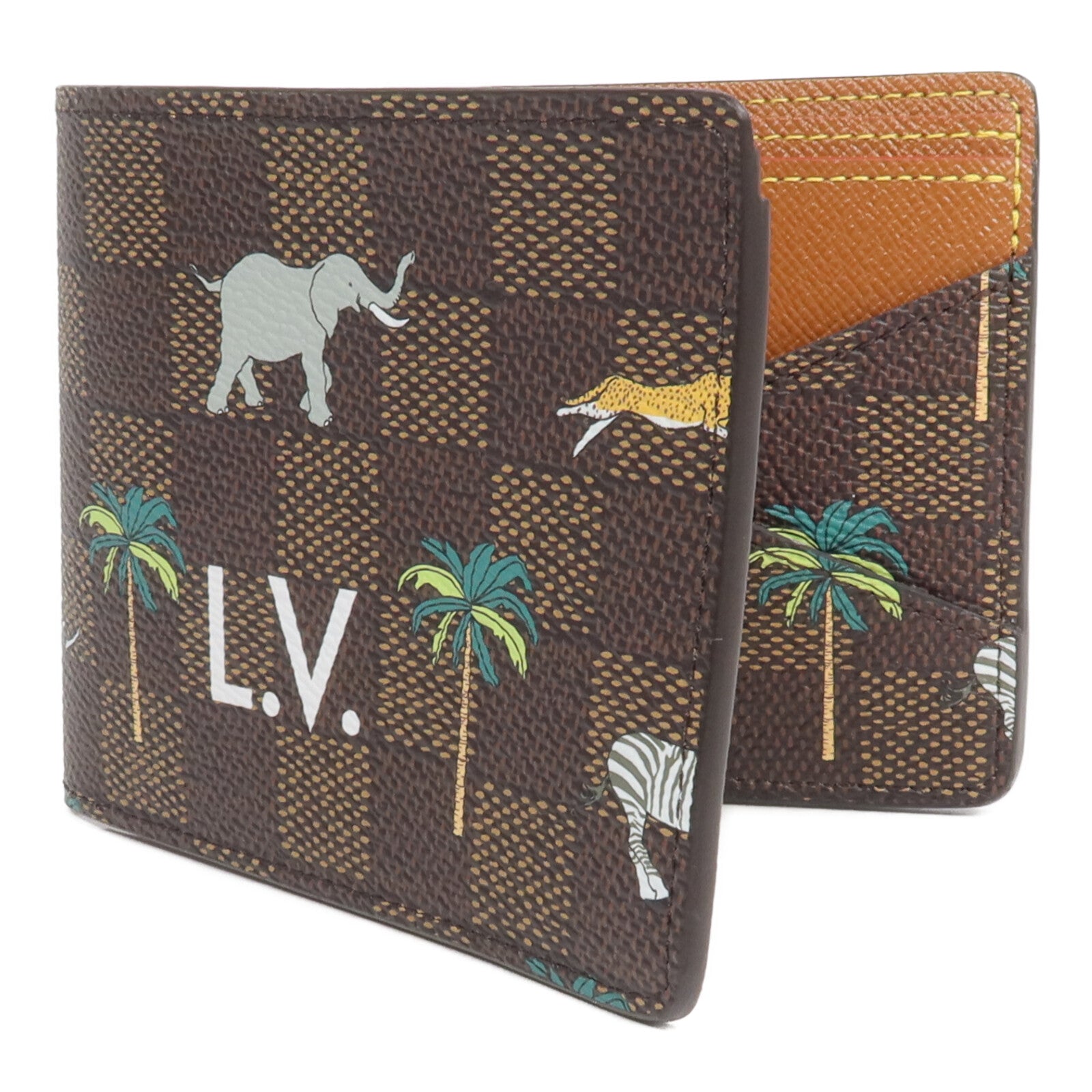 LOUIS VUITTON Damier Other Multiple Wallet x The Darjeeling Limited