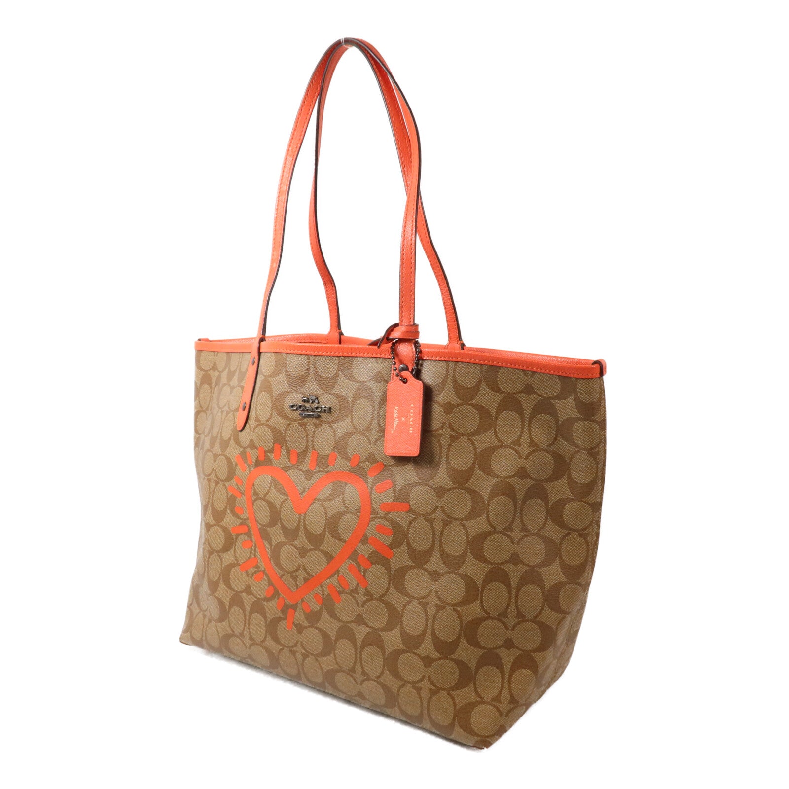 COACH 塗層帆布Coach x Keith Haring Reversible Tote Bag手挽袋