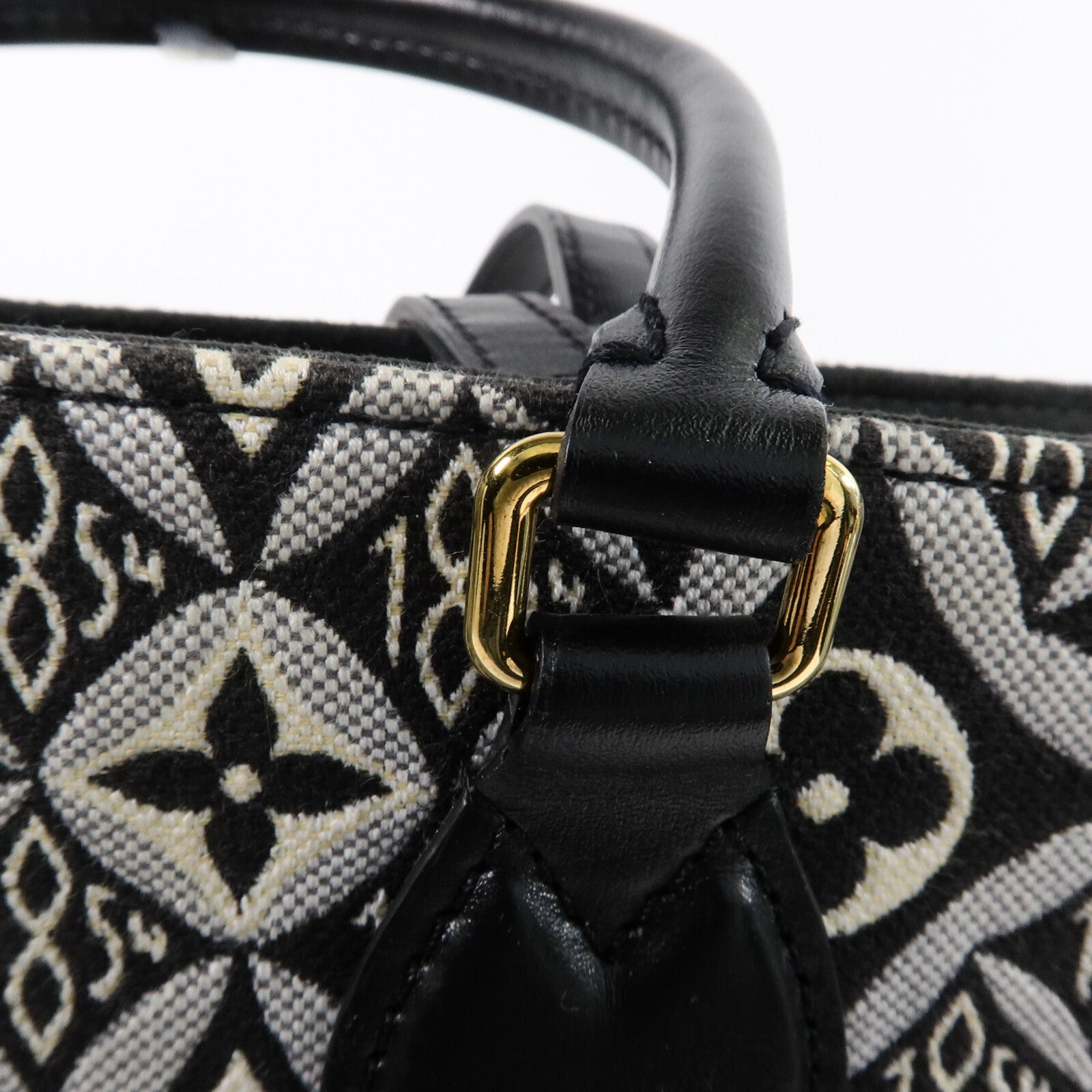 LOUIS VUITTON Monogram Jacquard Since 1854 OnTheGo GMLOUIS VUITTON LV 2 Way Bag Monogram Jacquard Since 1854 OnTheGo GM M57207 Canvas金扣手挽肩背兩用袋