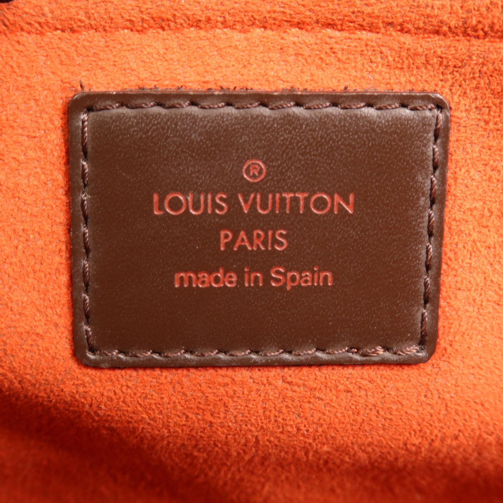 LOUIS VUITTON Damier Sarria Mini金扣手挽袋