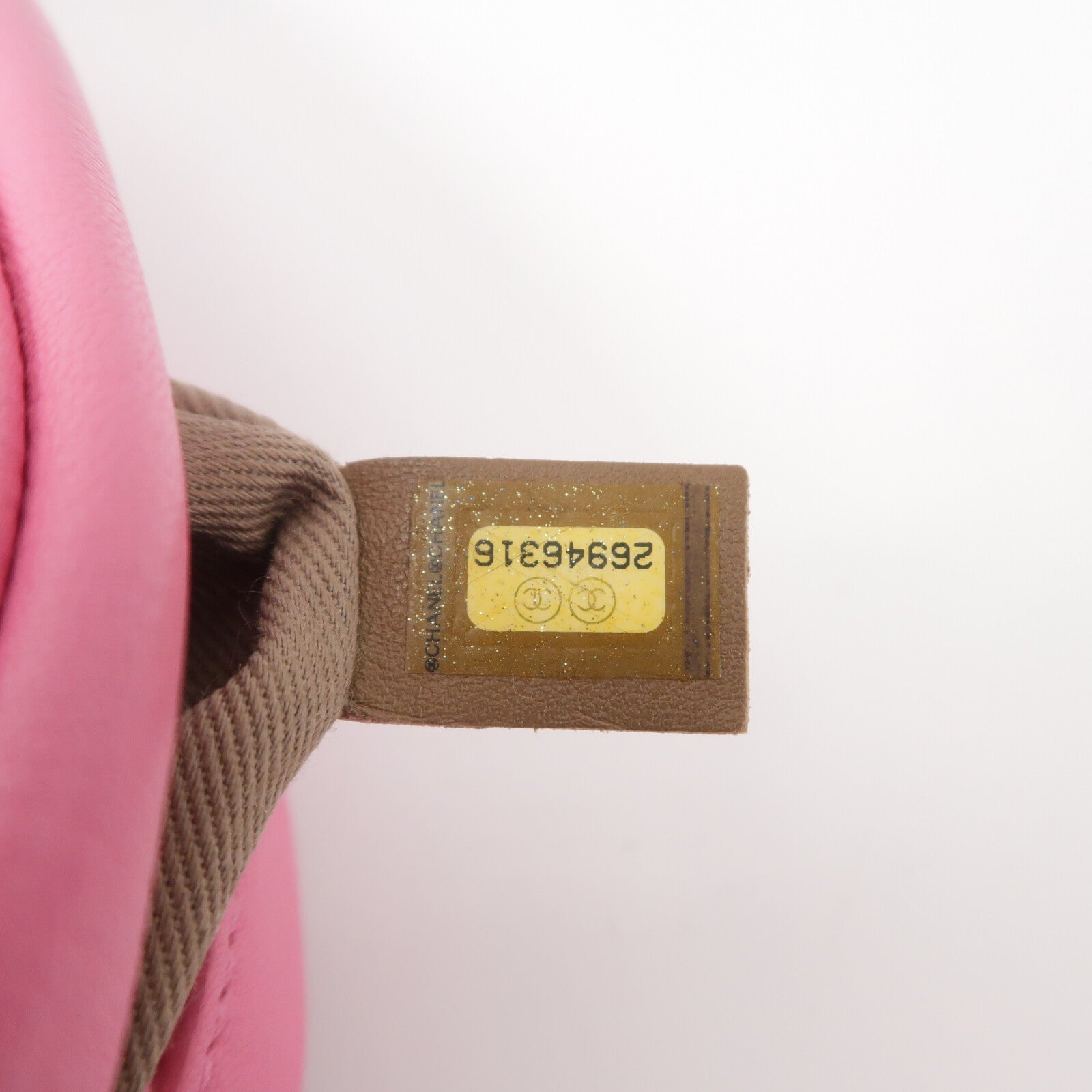 CHANEL 山羊皮革Camera Bag鏈帶肩背袋
