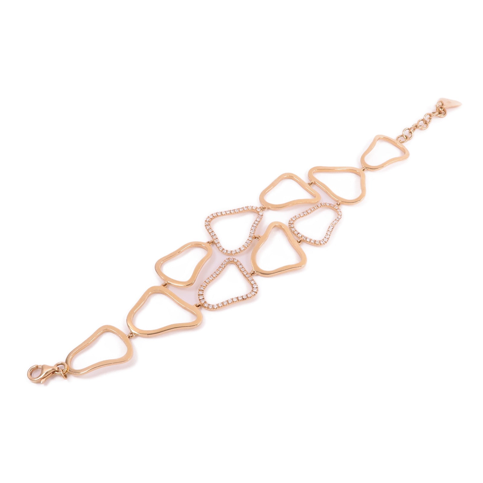 JEWELRY 18K玫瑰金Diamond Bracelet鑽石手鏈