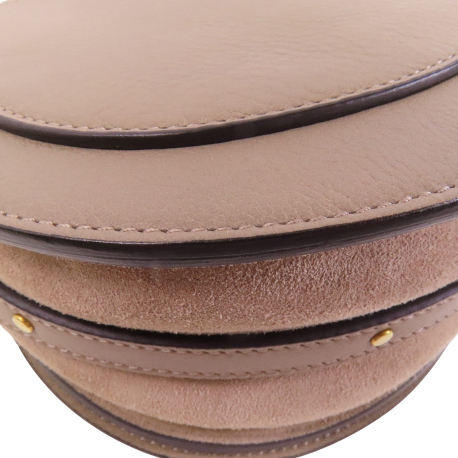 Chloe 牛皮皮革Nile金扣手挽肩背兩用袋